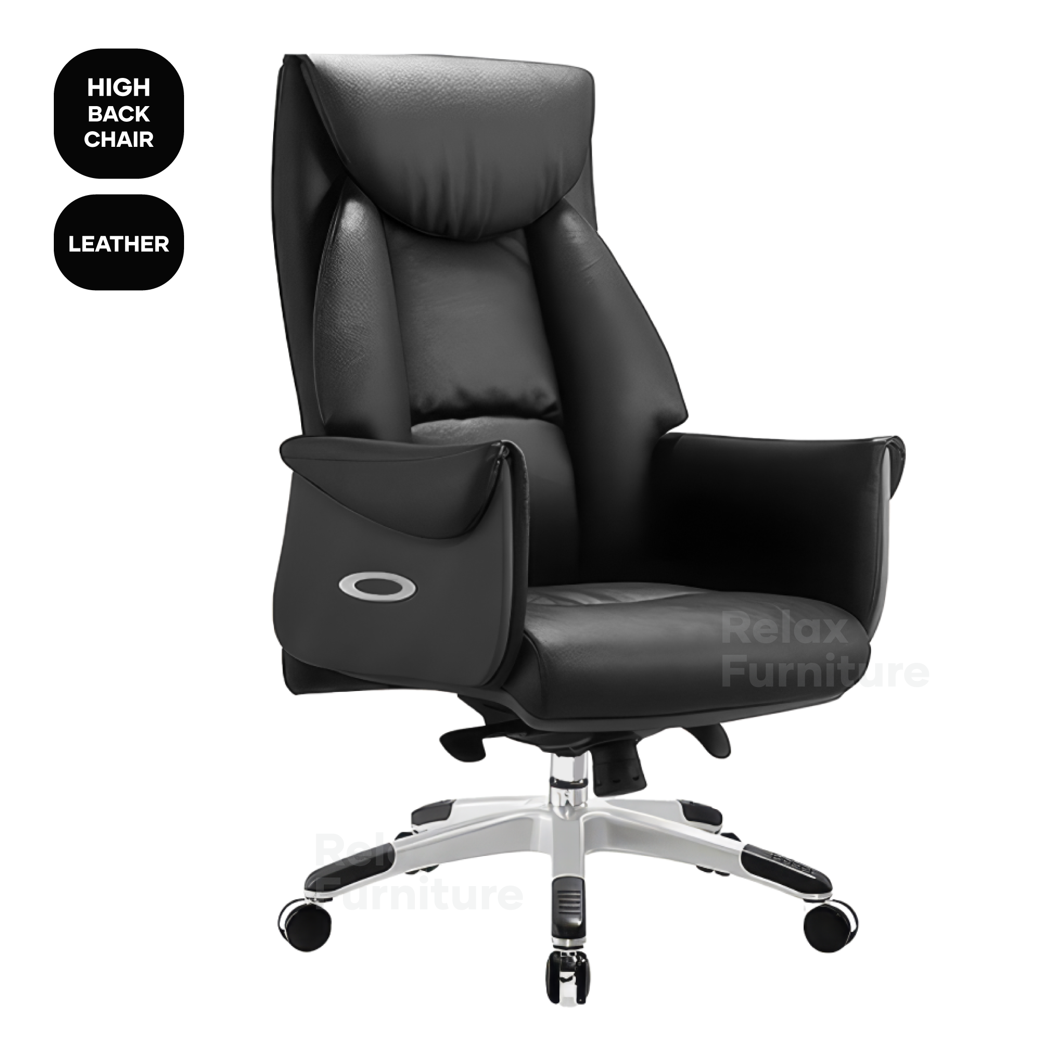 Executive High back Leather Office chair – Relax Maldives
