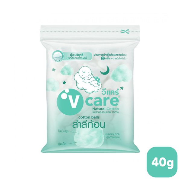 V Care Cotton Balls - 40g