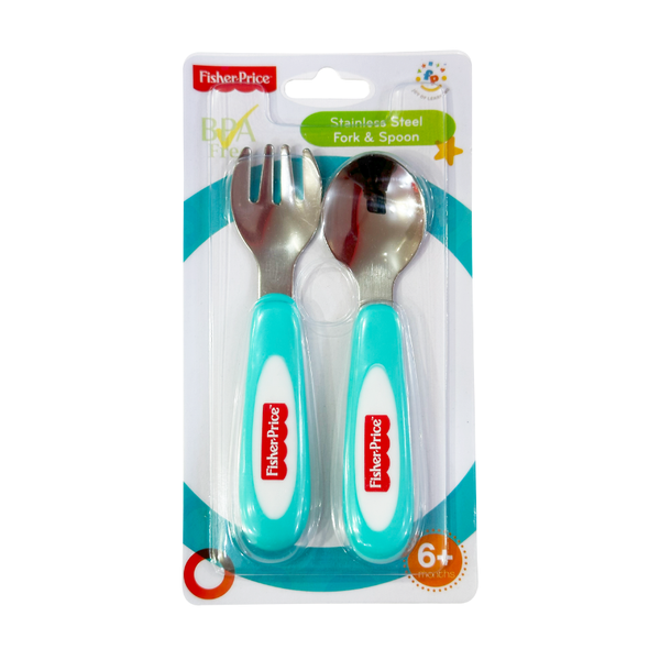 Stainless Steel Baby Fork & Spoon
