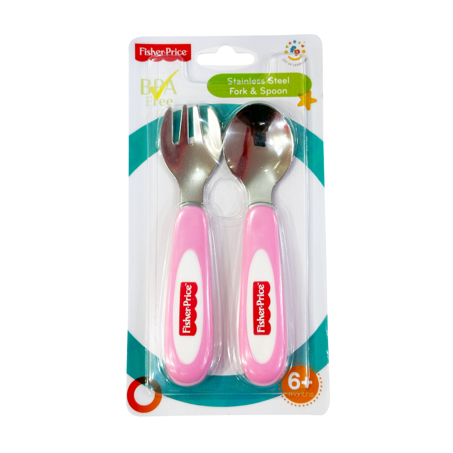 Stainless Steel Baby Fork & Spoon