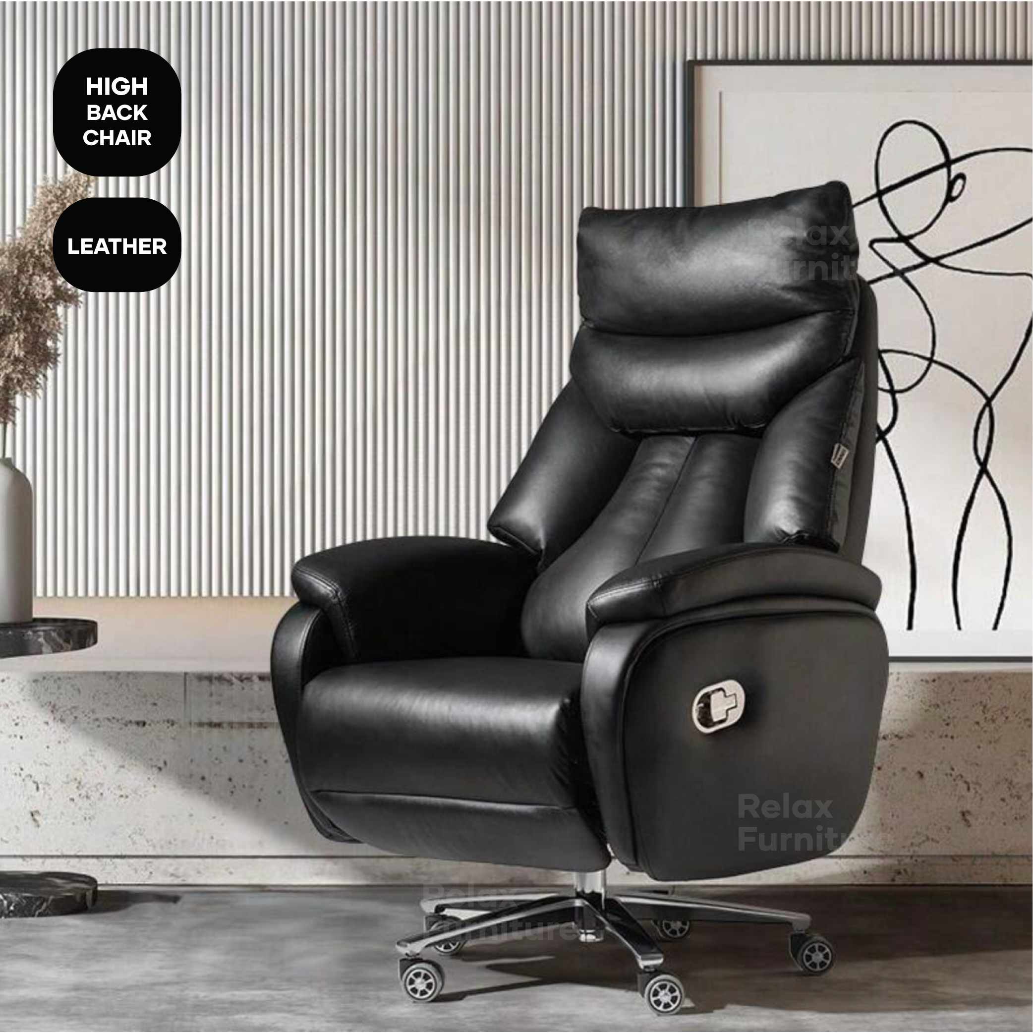 Executive - Electric High back - Leather - Office chair
