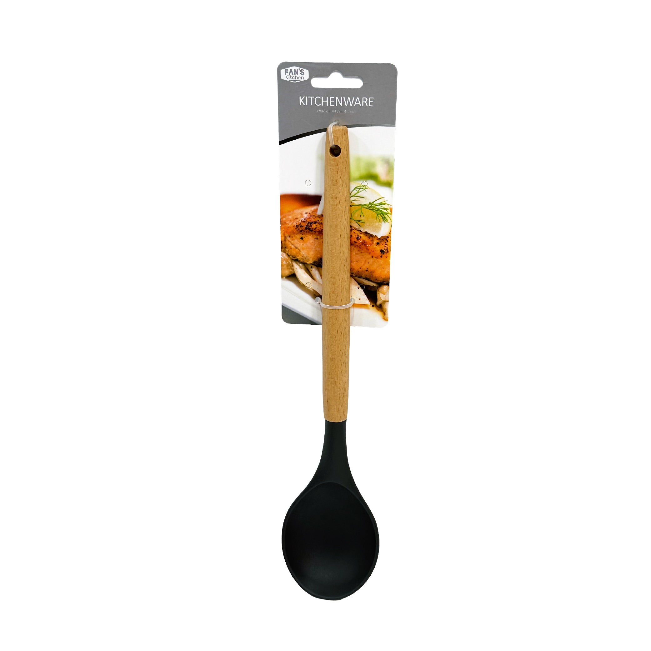 Silicone cooking spoon