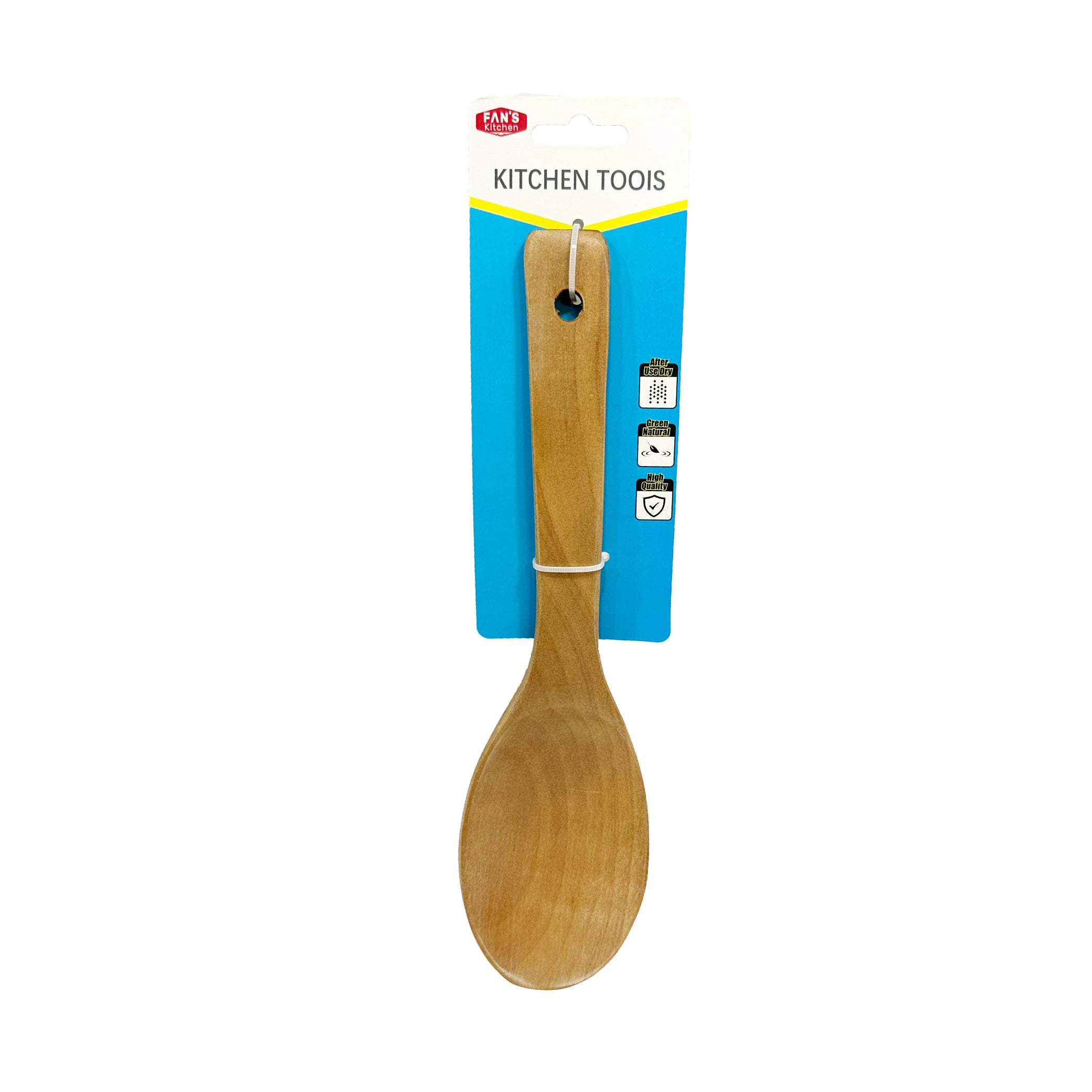Wooden cooking spoon