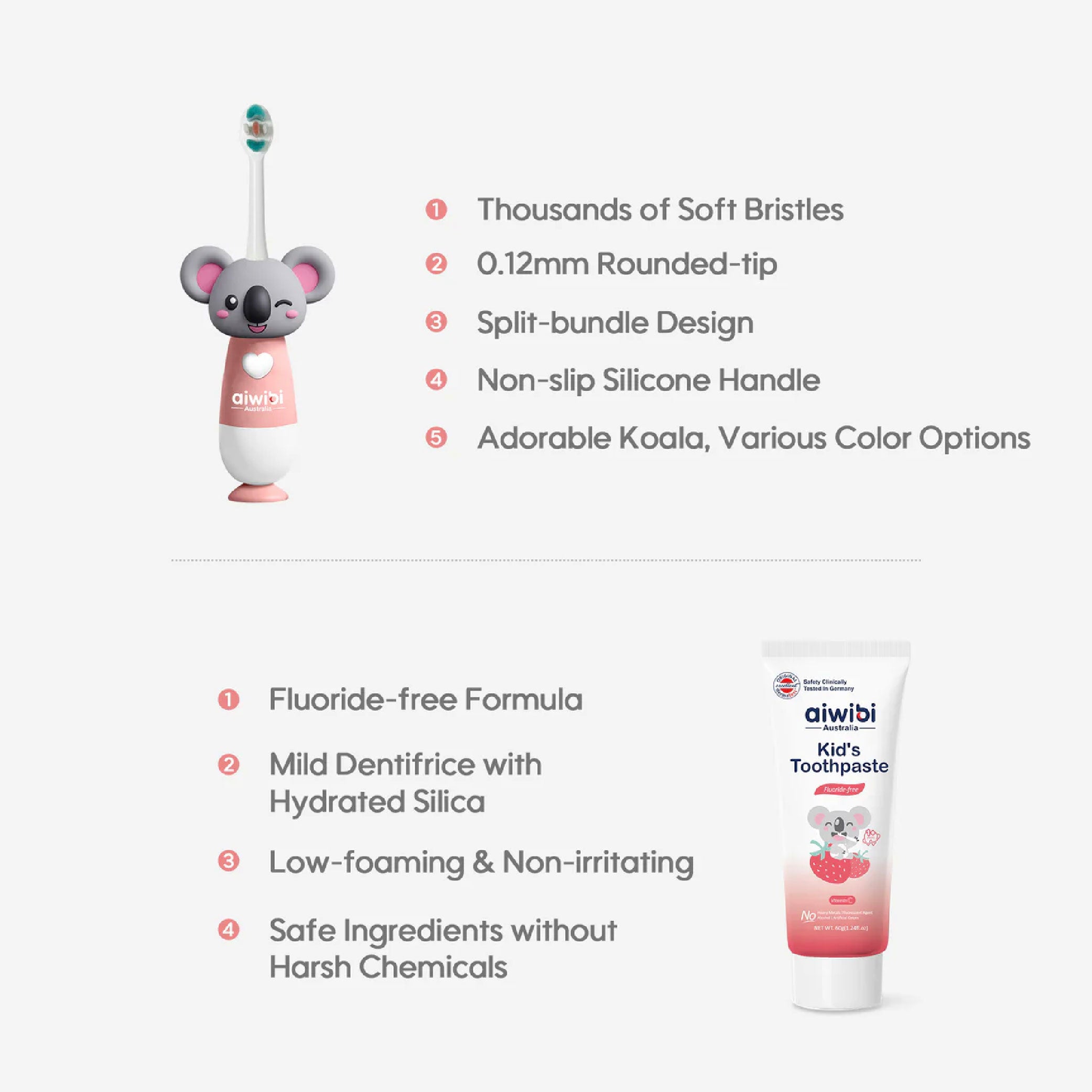 Aiwibi - Jolly Kid's Teeth Care Combo