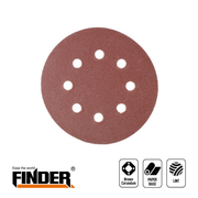 5 Pcs - Sandpaper 120P - 125mm