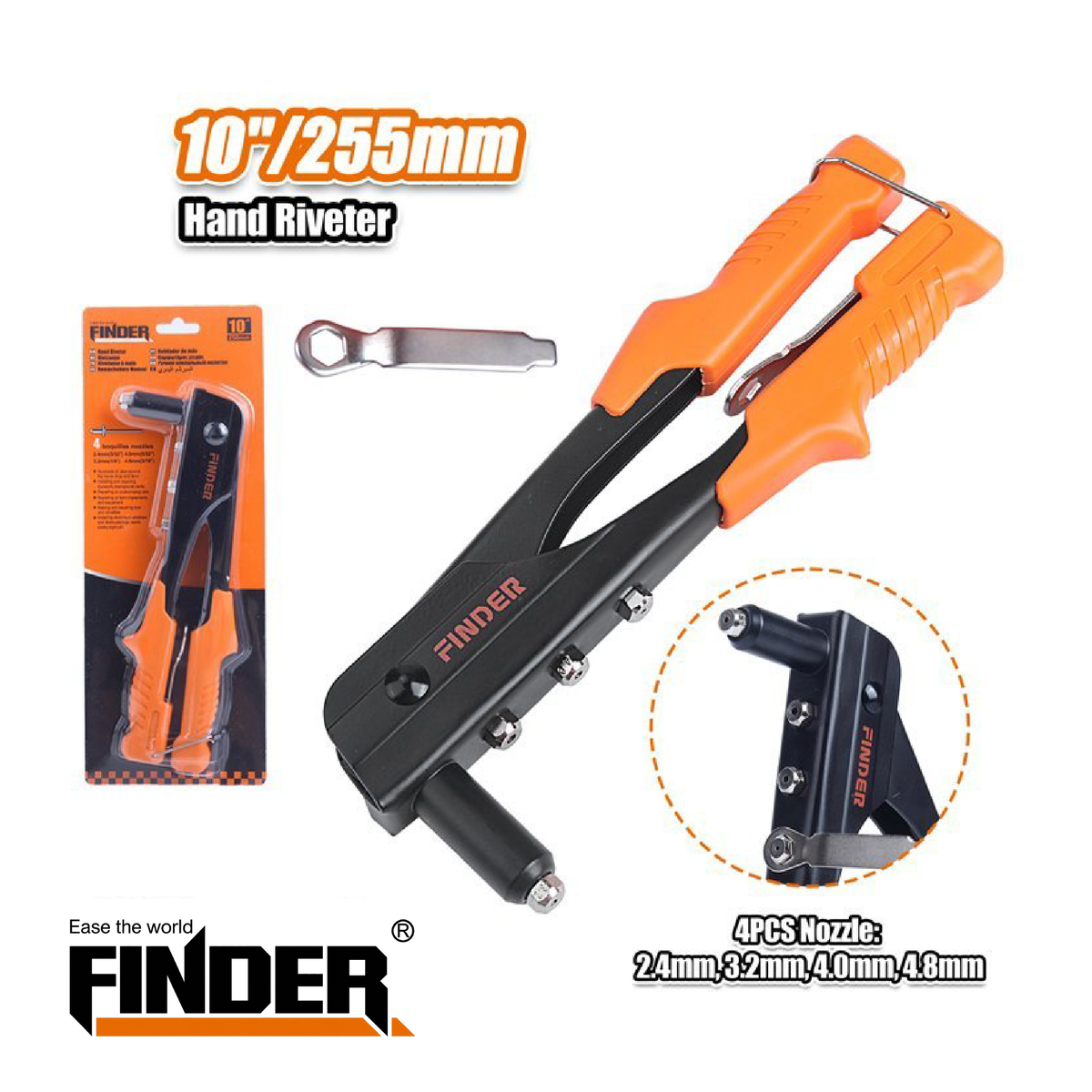 Hand Riveter - 10"/255mm