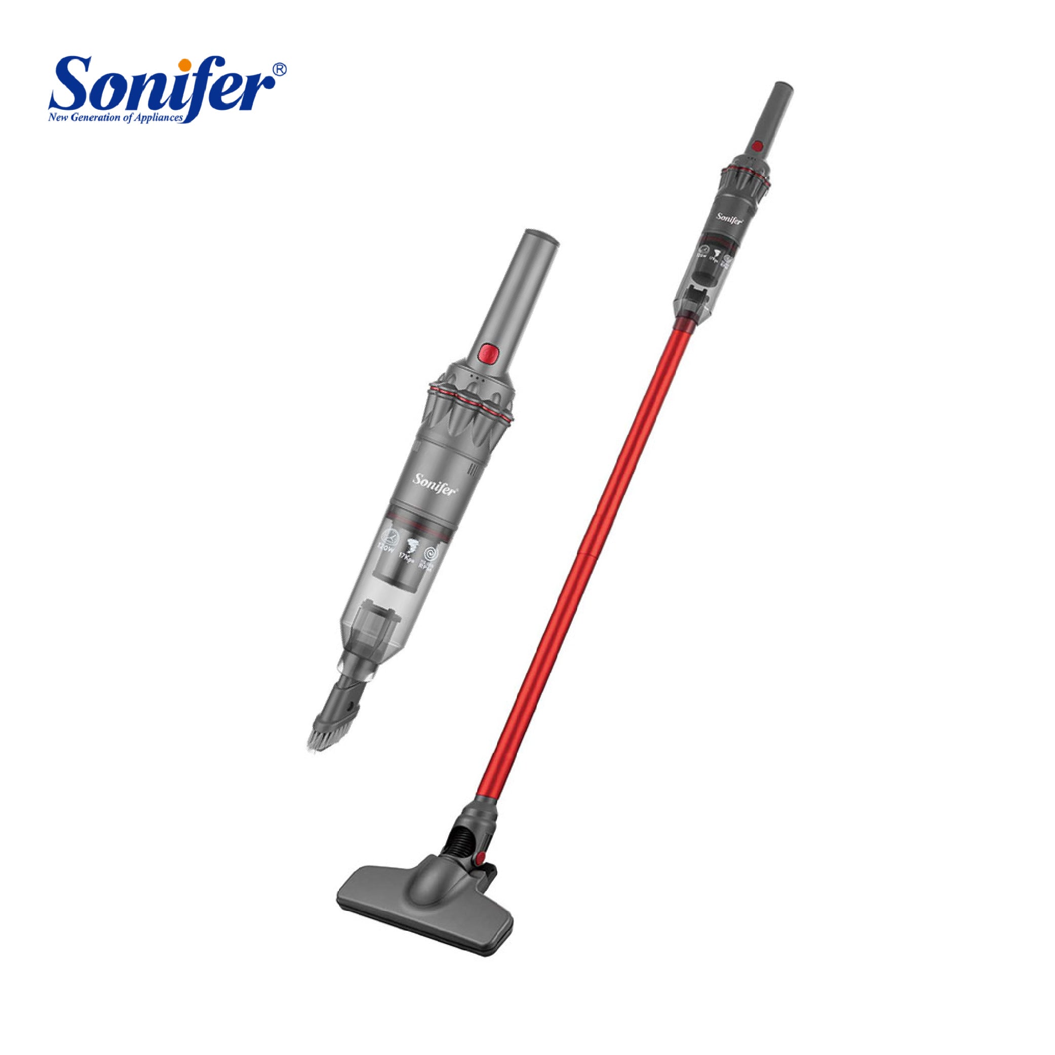 Sonifer - Cordless vacuum cleaner - 0.3L