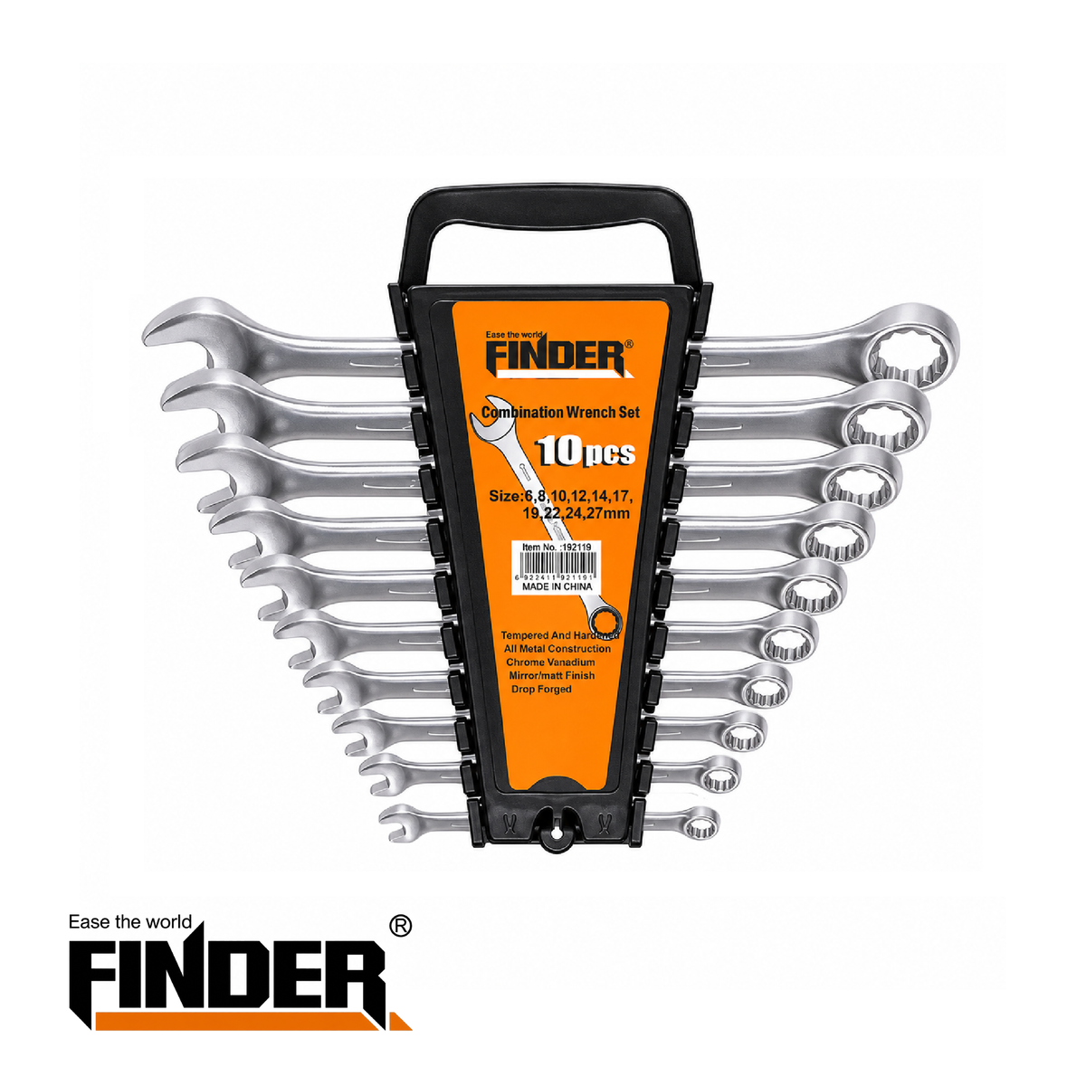 10 PCS Combination Spanner Set - 6 to 27 mm