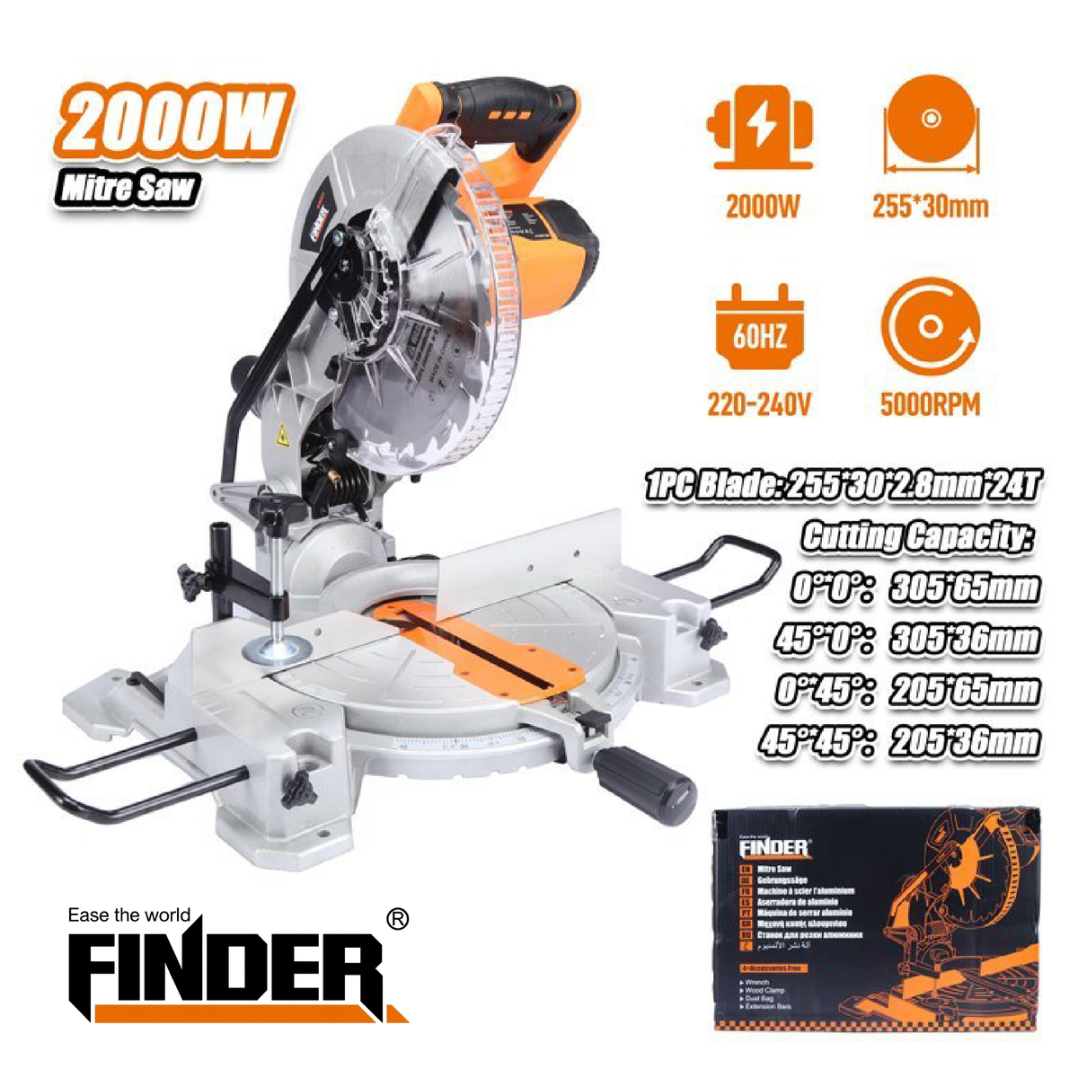 Mitre Saw - 2000W