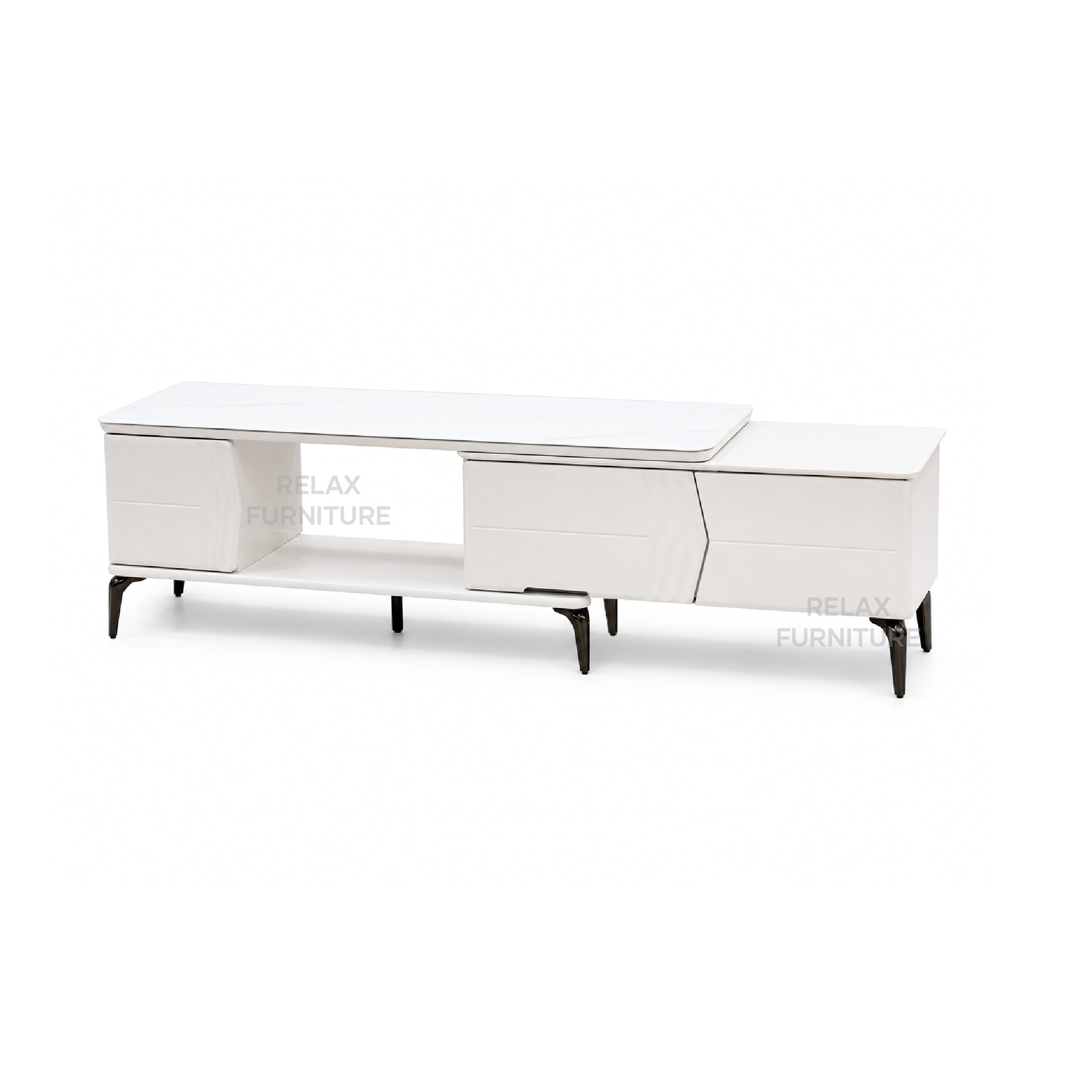 TV Cabinet - Glass Top - 1.2 to 1.8 m