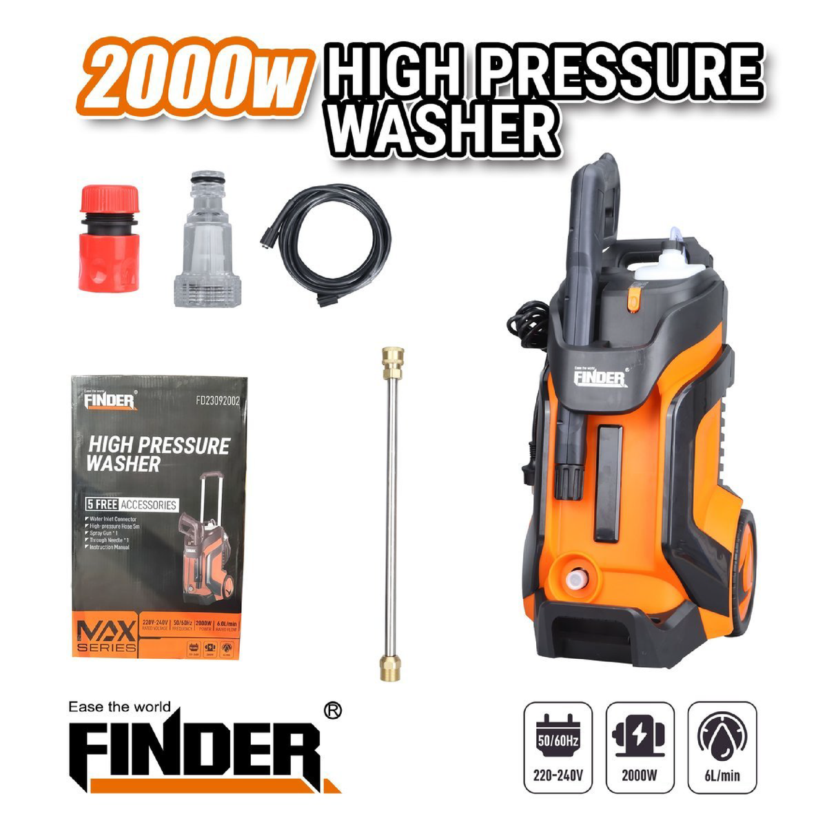 High Pressure Washer - 2000W