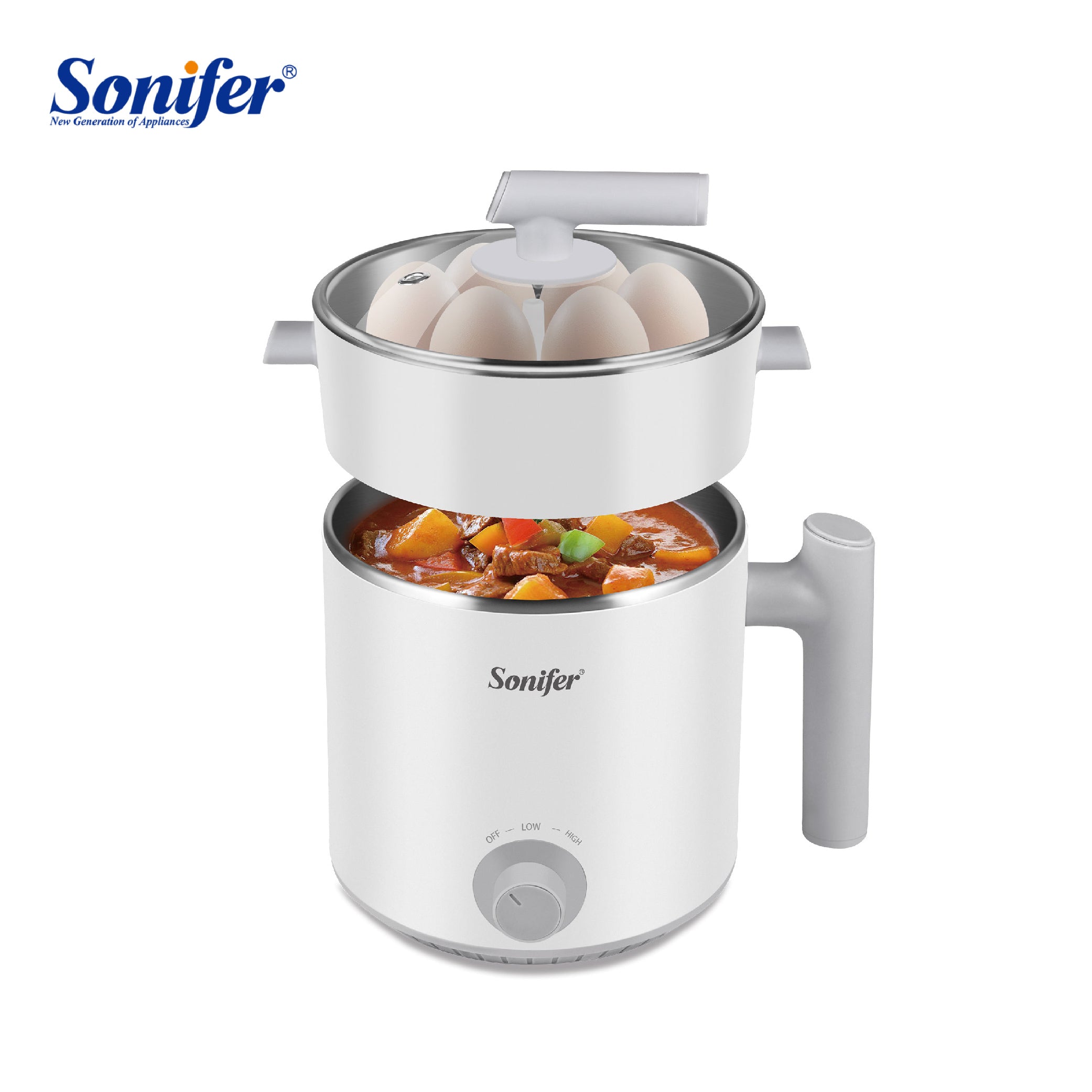 Sonifer - Electric Cooker - 0.5L+1.2L