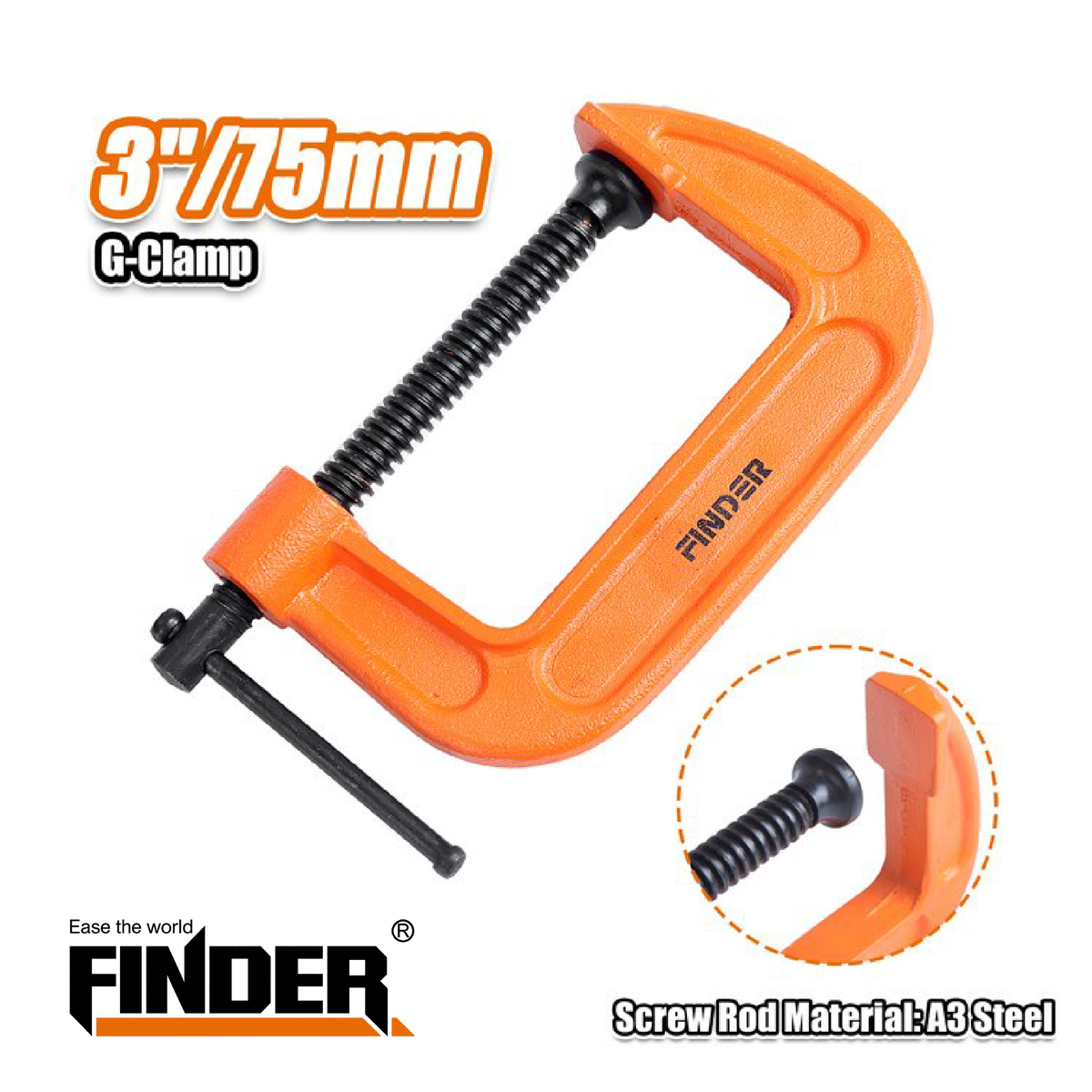 G-Clamp - 3"/75mm