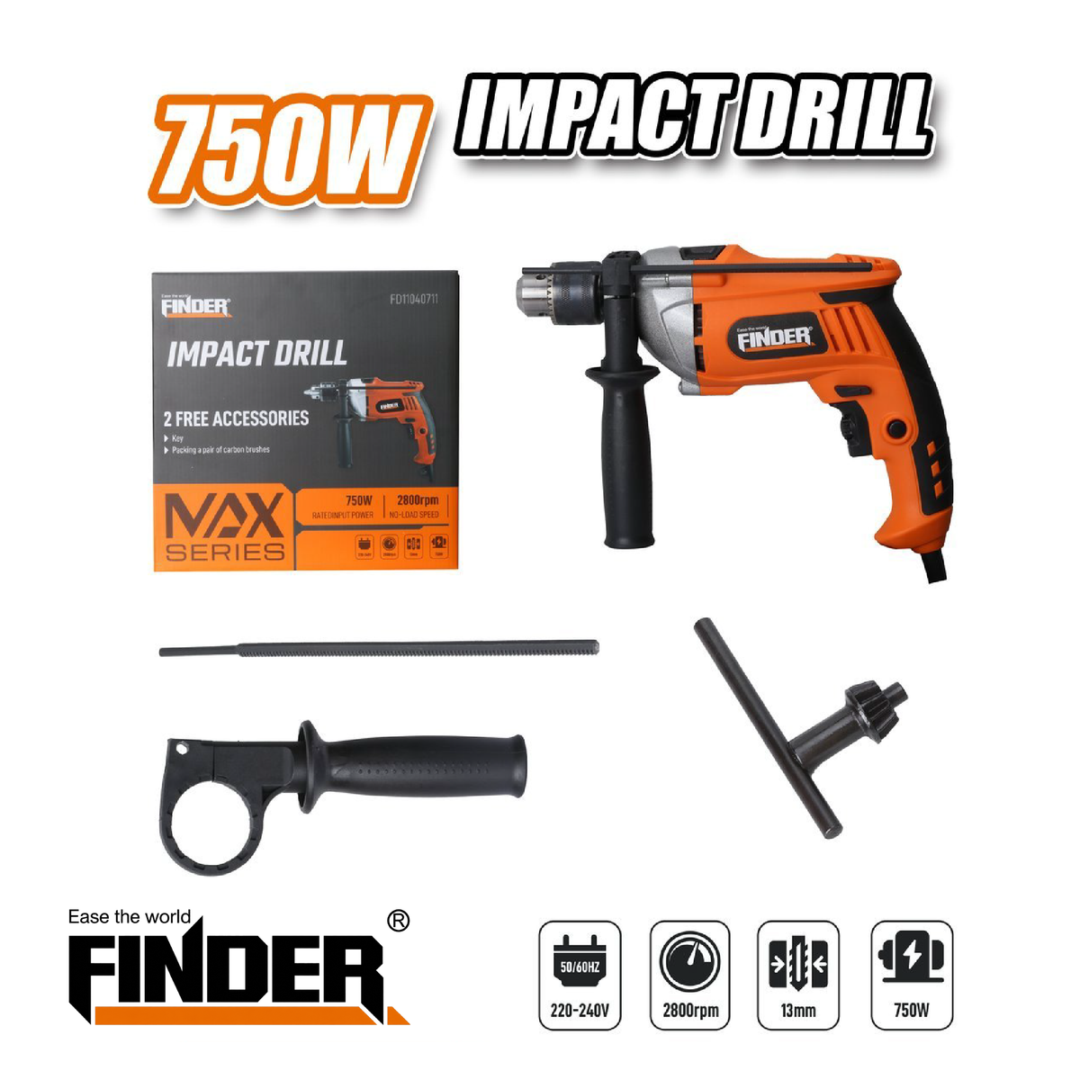 Impact Drill - 750W
