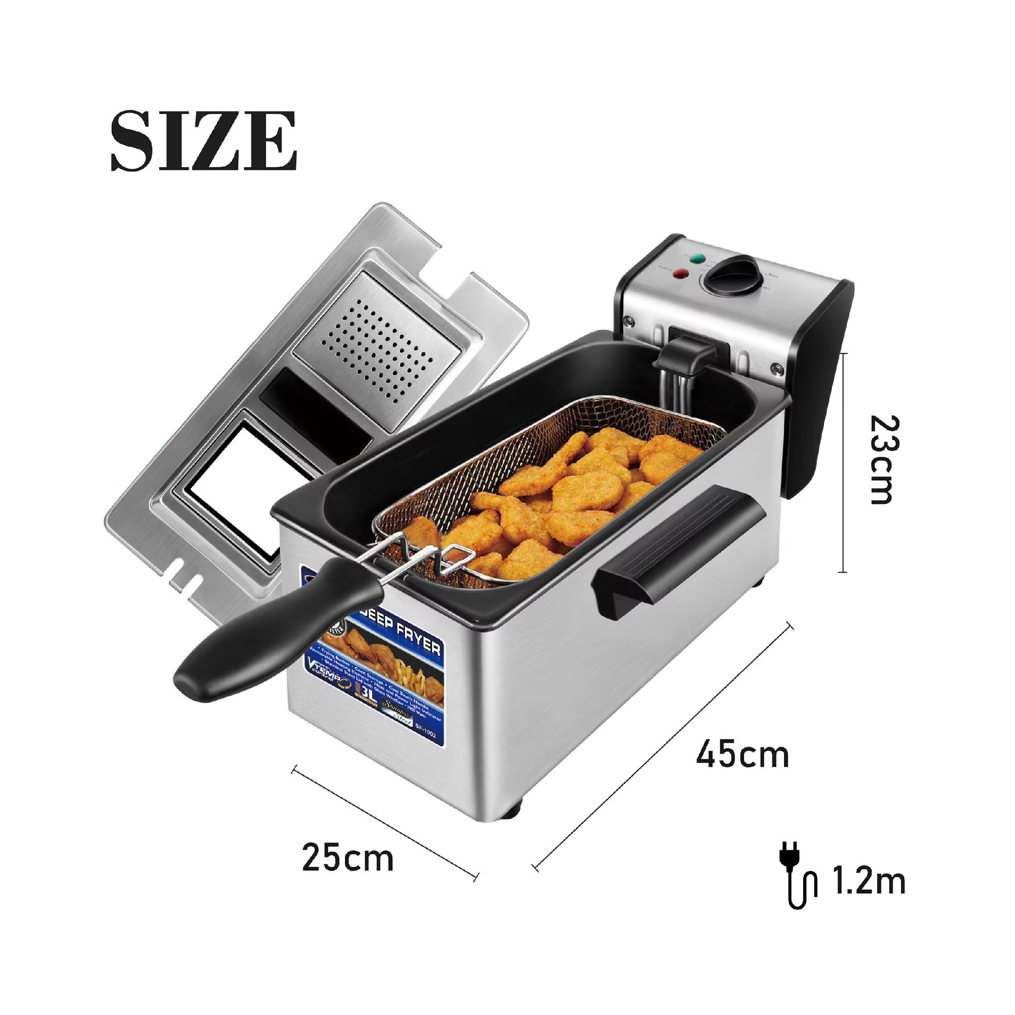 Deep Fryer (SS) - 3.0L