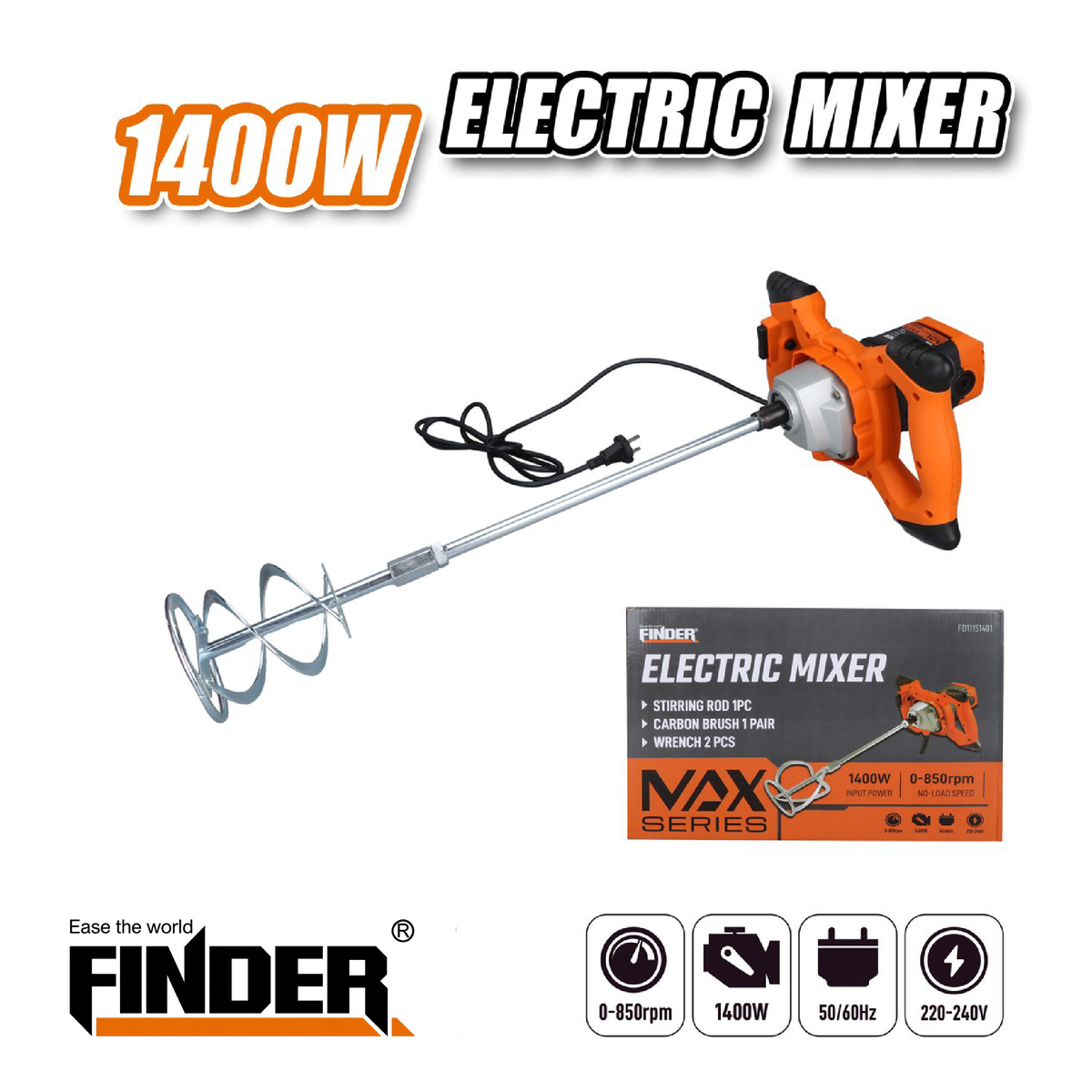 Electric Mixer - 1400W
