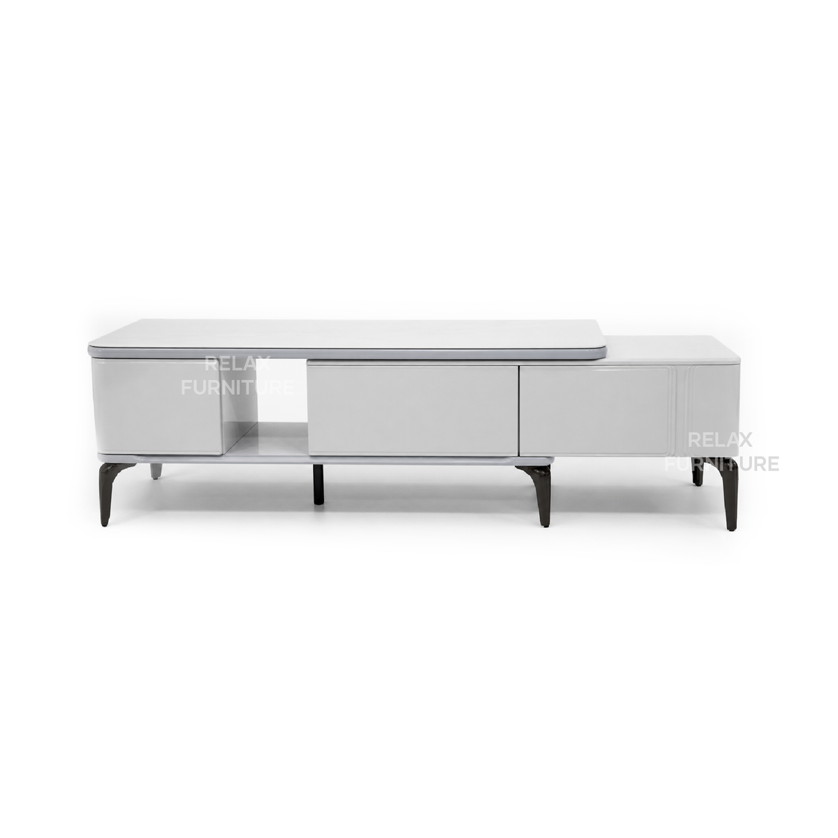 TV Cabinet - Glass Top - 1.2 to 1.8 m