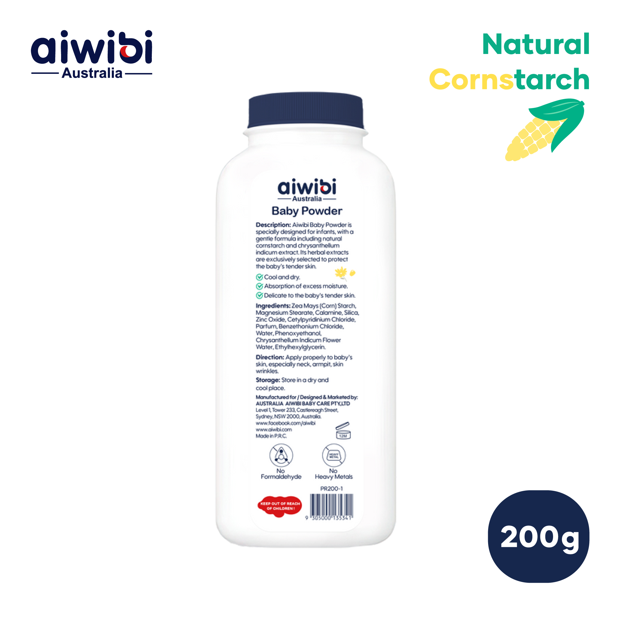 Aiwibi - Baby Powder - 200g