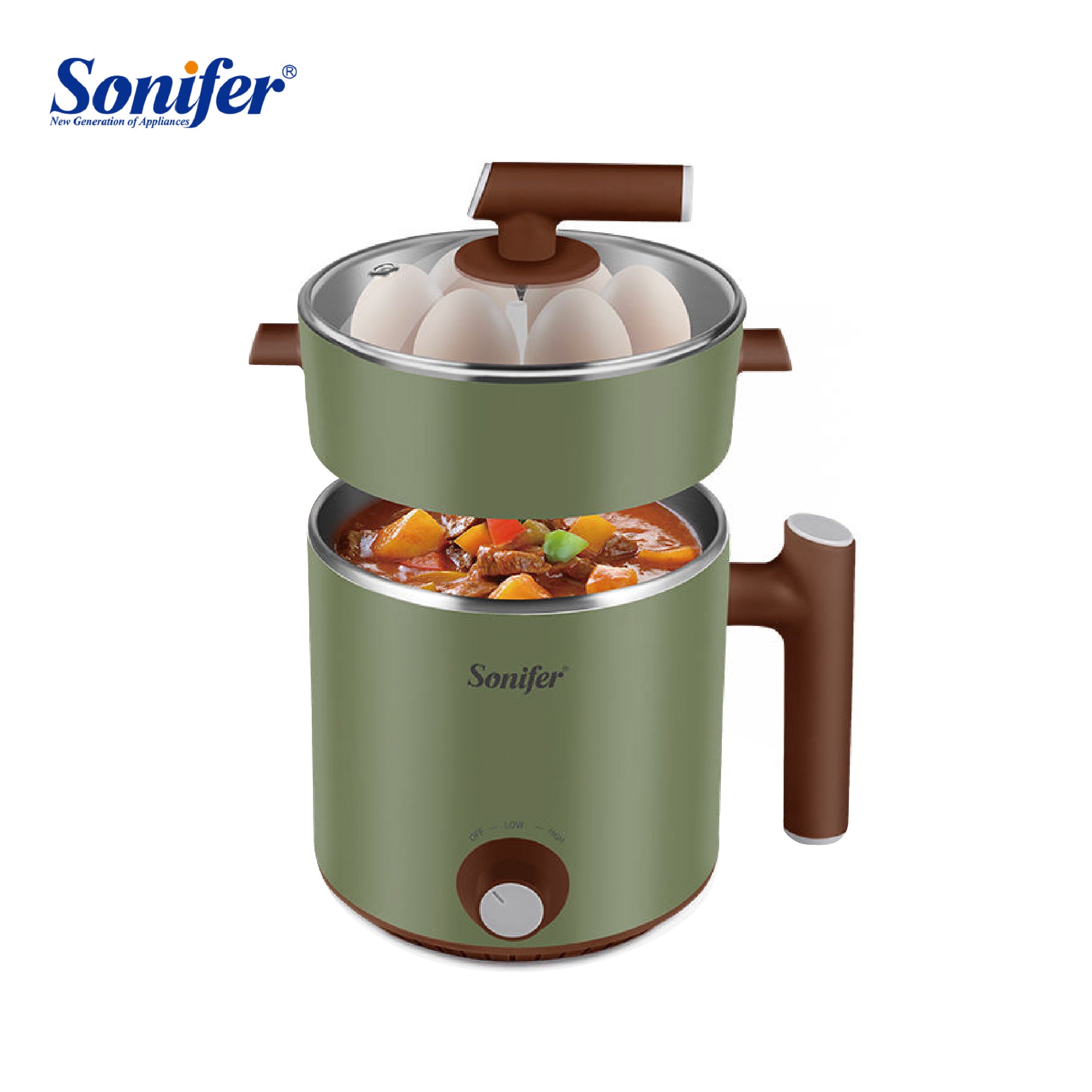 Sonifer - Electric Cooker - 0.5L+1.2L