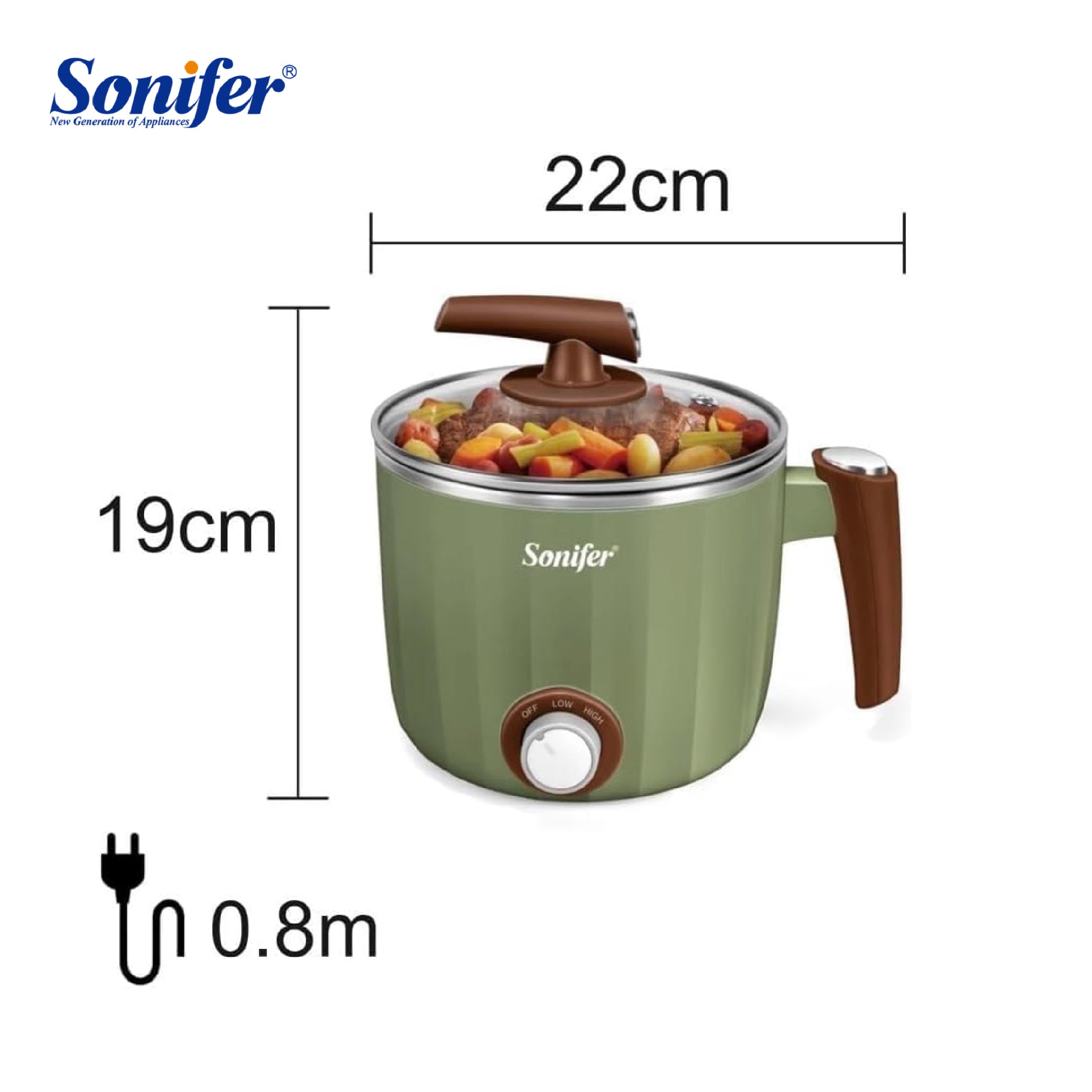 Sonifer - Electric Cooker - 1.2L