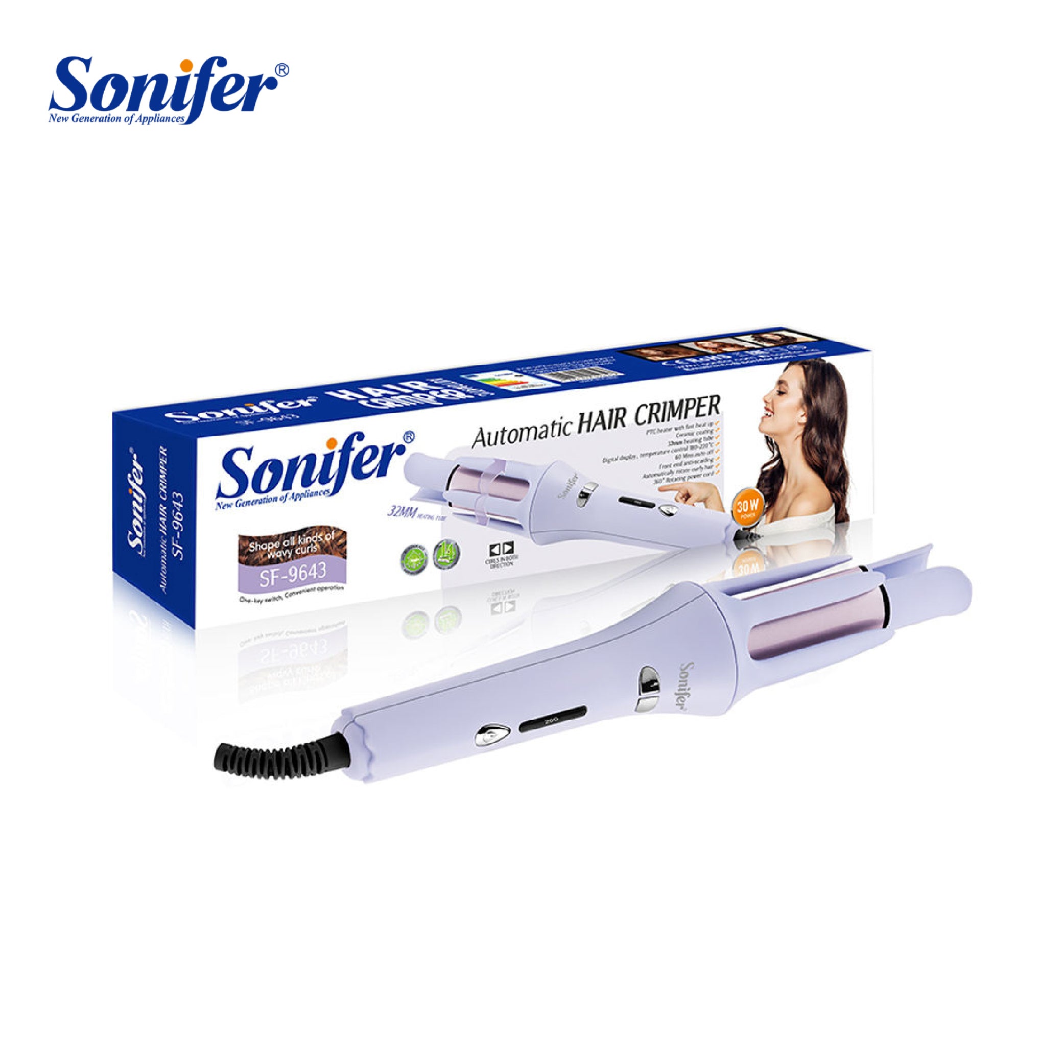 Sonifer - Auto Rotate Ceramic Hair Crimper