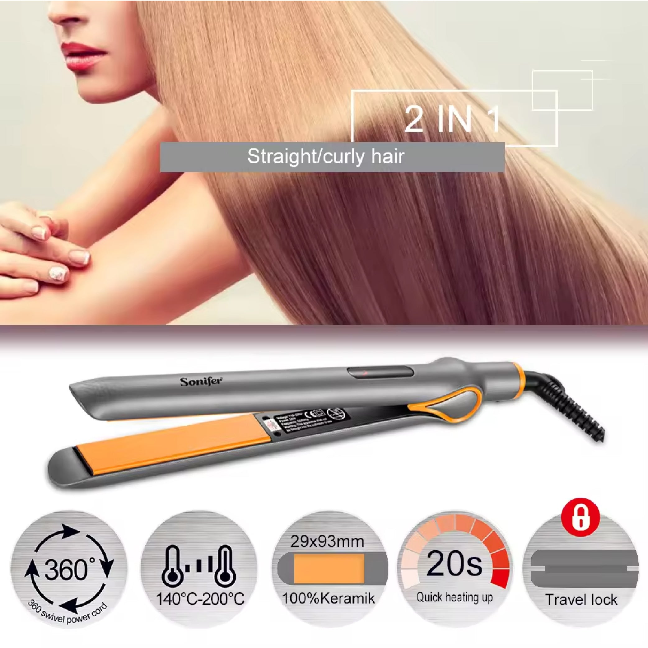 Sonifer - Hair Straightener
