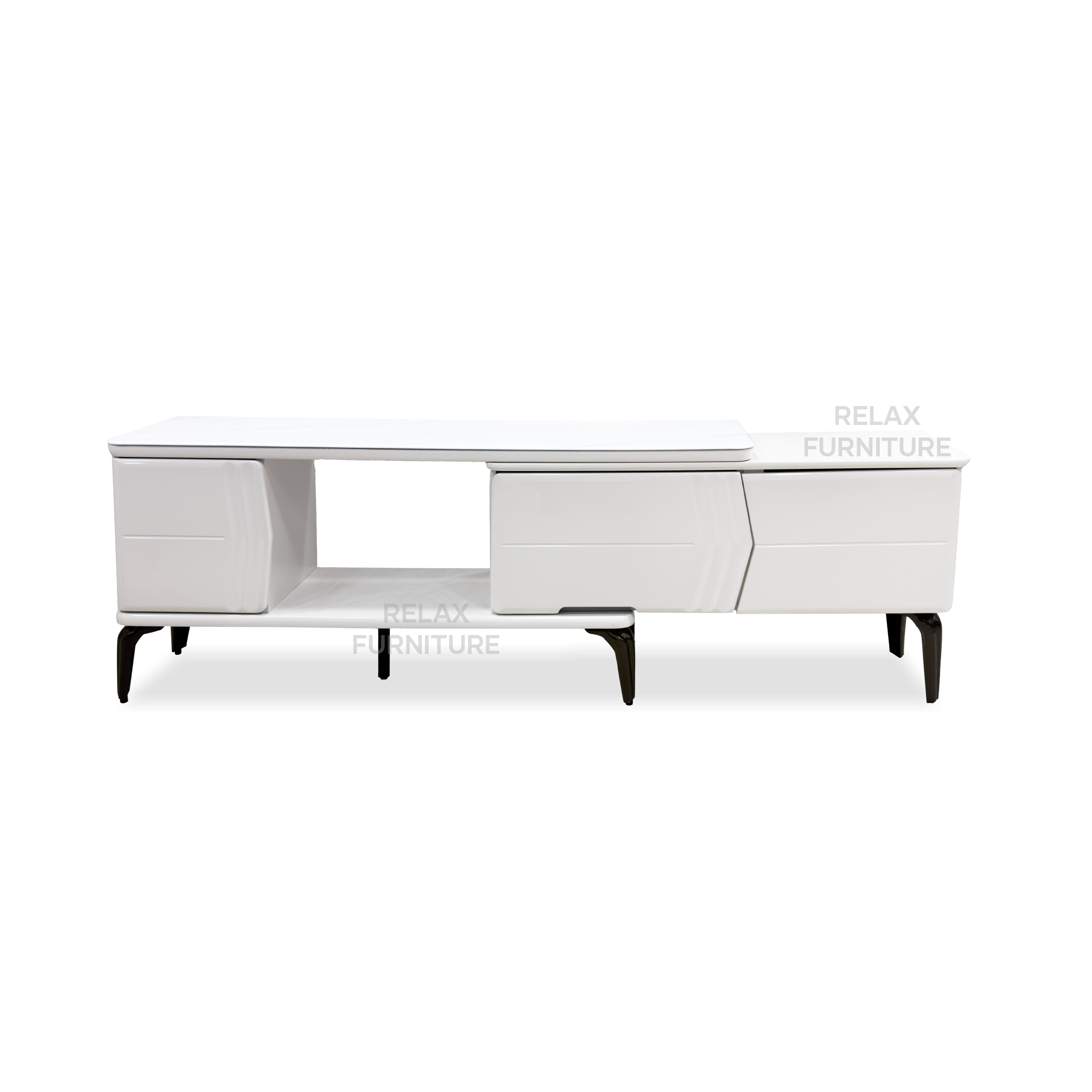 TV Cabinet - Glass Top - 1.2 to 1.8 m