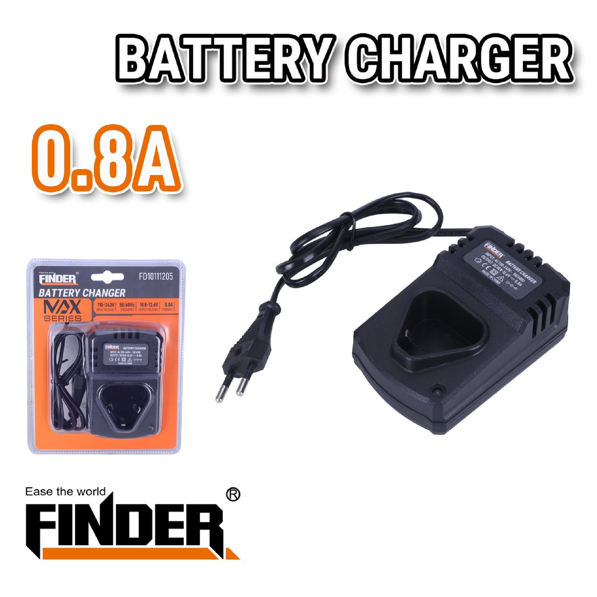 Battery pack charging dock - 12V - 0.8A