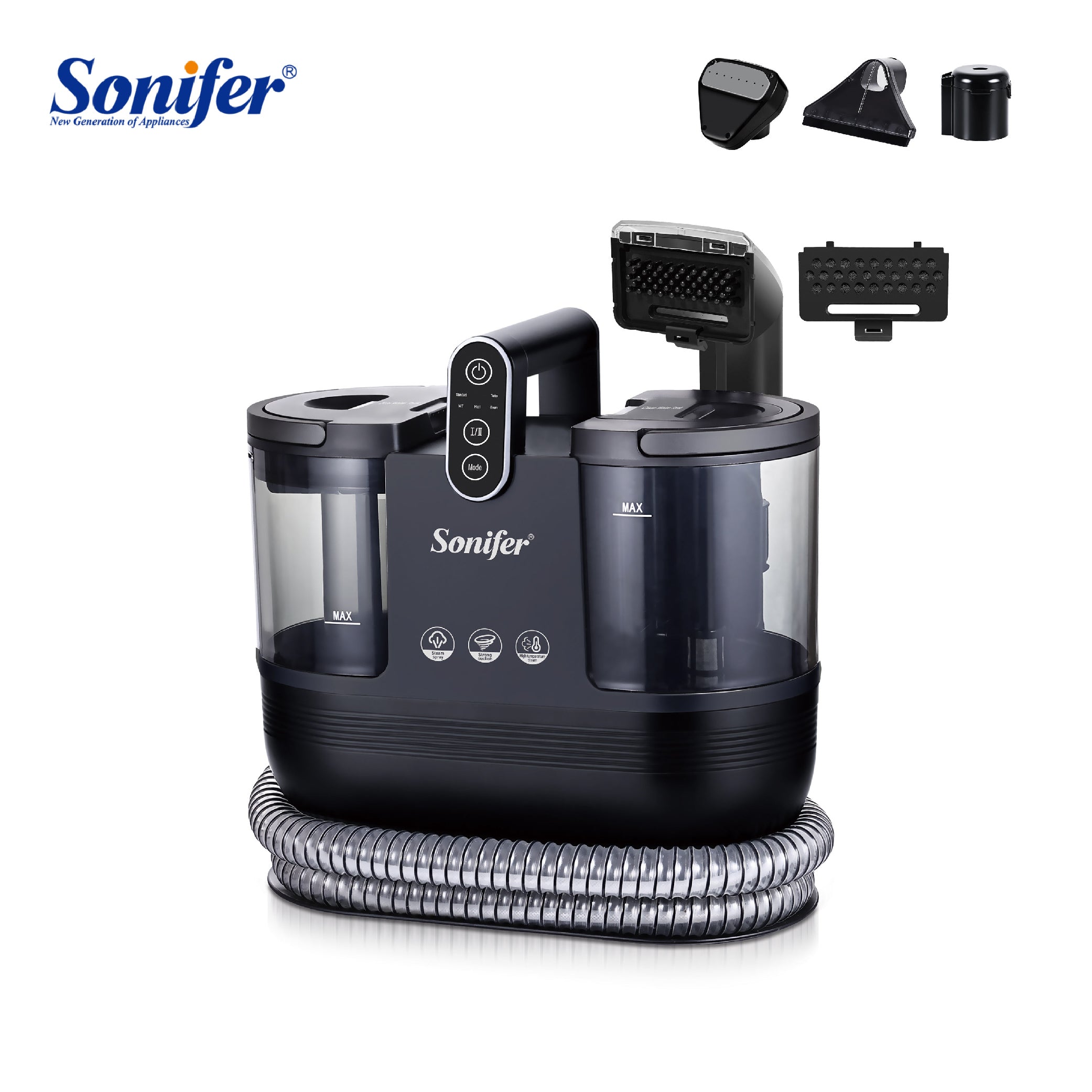 Sonifer - Multifunctional Sofa / Carpet Steam vacuum cleaner