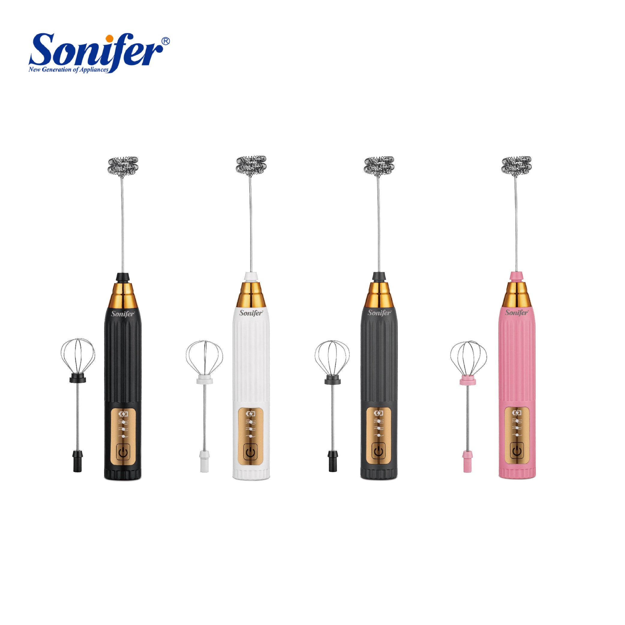Sonifer - Rechargeable Electric Handheld Milk Frother