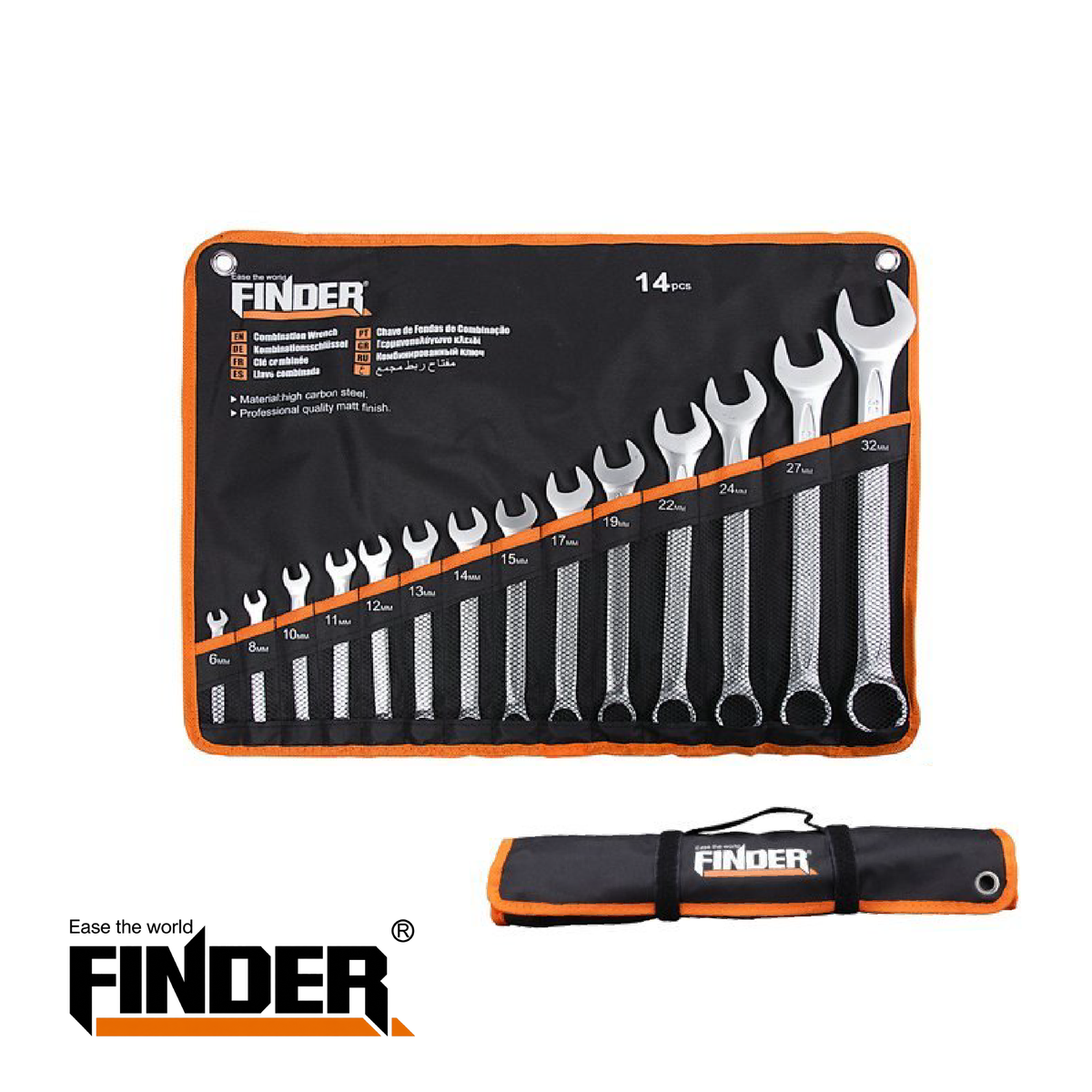 14 PCS Combination Spanner Set - 6 to 32 mm