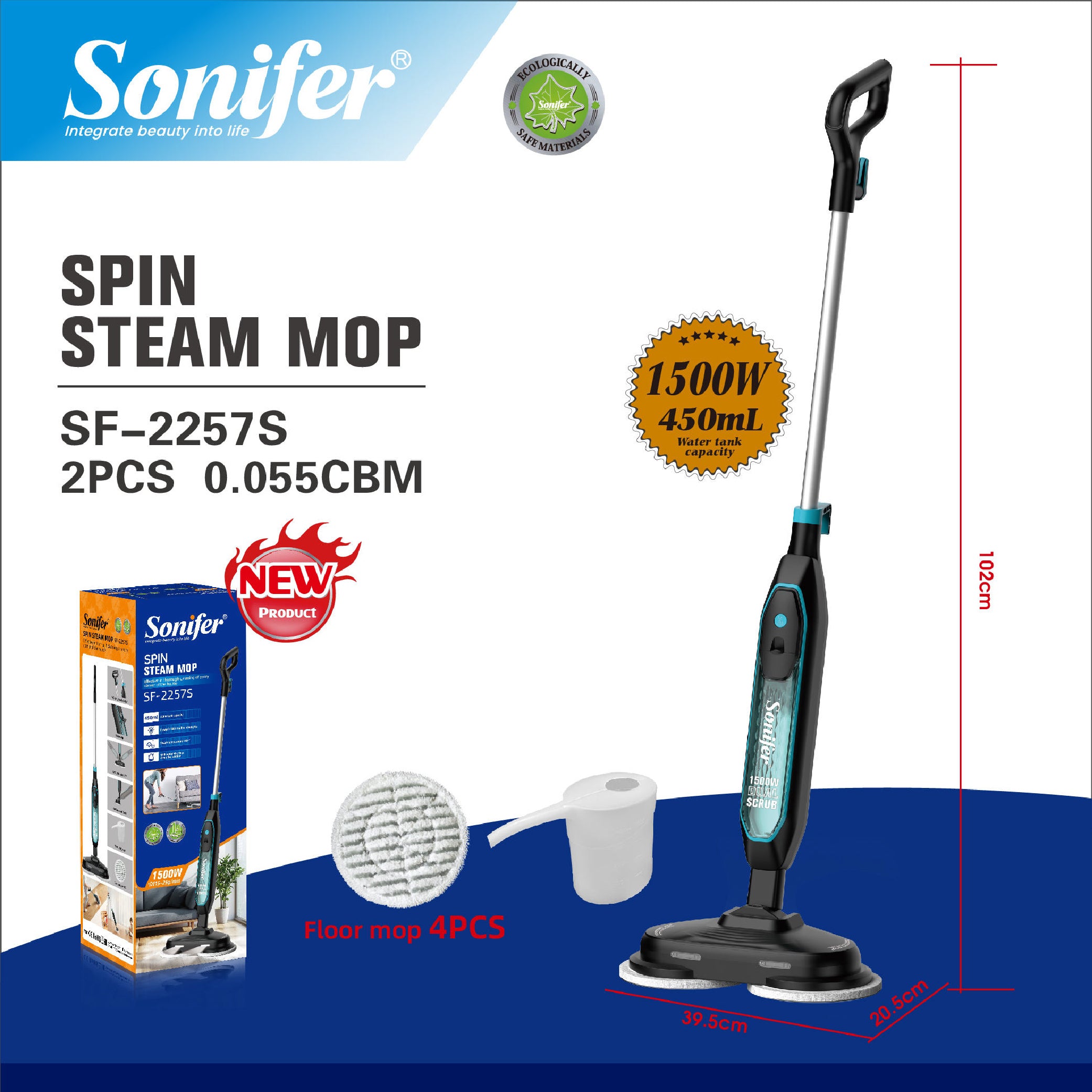 Sonifer - Spinning Steam Mop