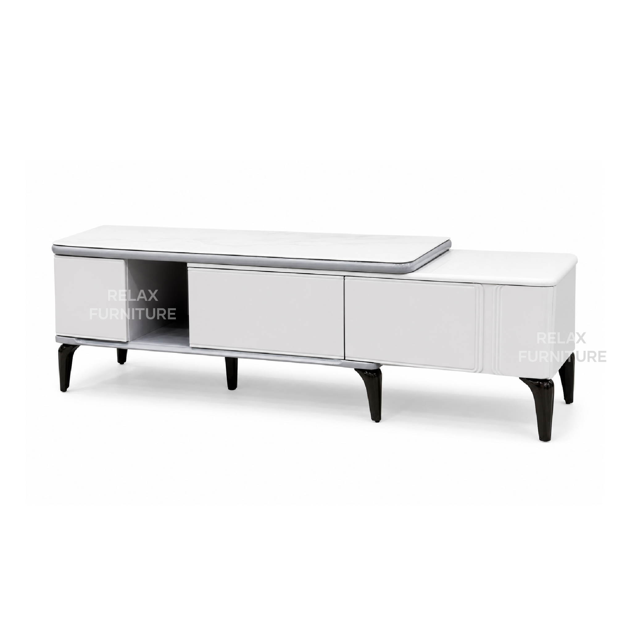 TV Cabinet - Glass Top - 1.2 to 1.8 m
