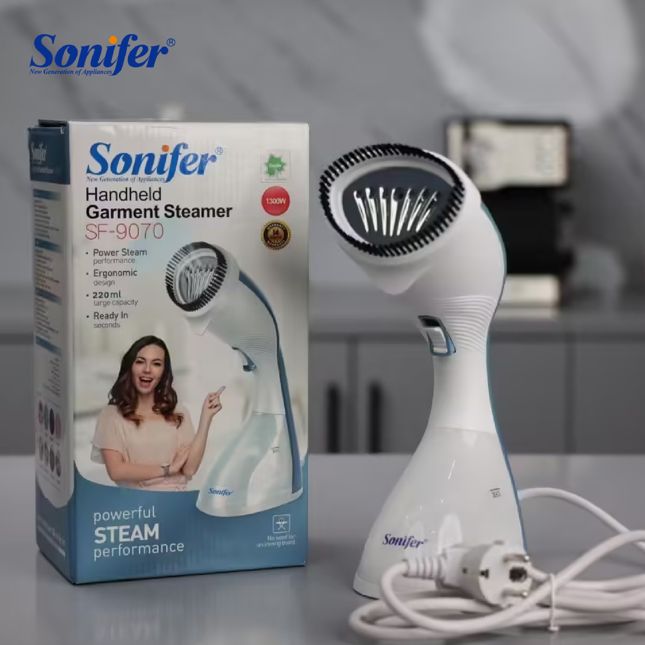 Sonifer - Travel hand held garment steamer