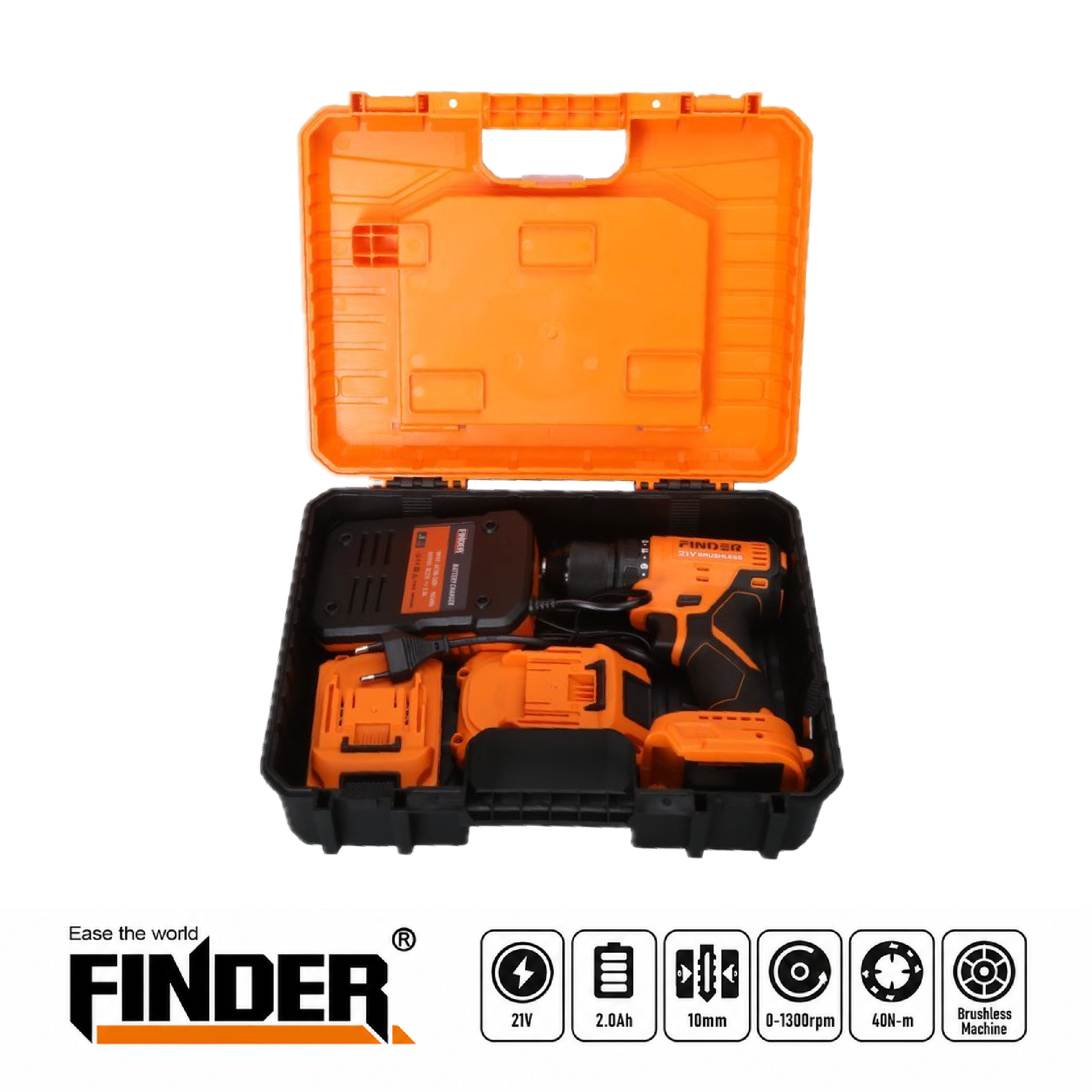 Brushless Cordless Drill Set - 21V
