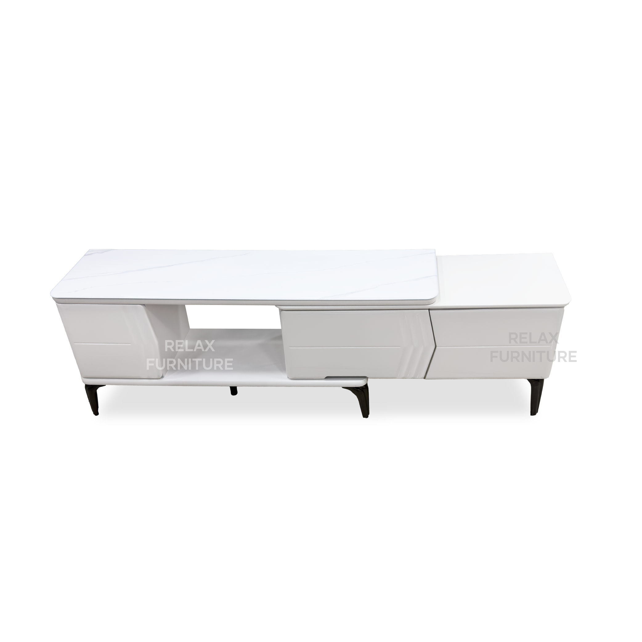 TV Cabinet - Glass Top - 1.2 to 1.8 m