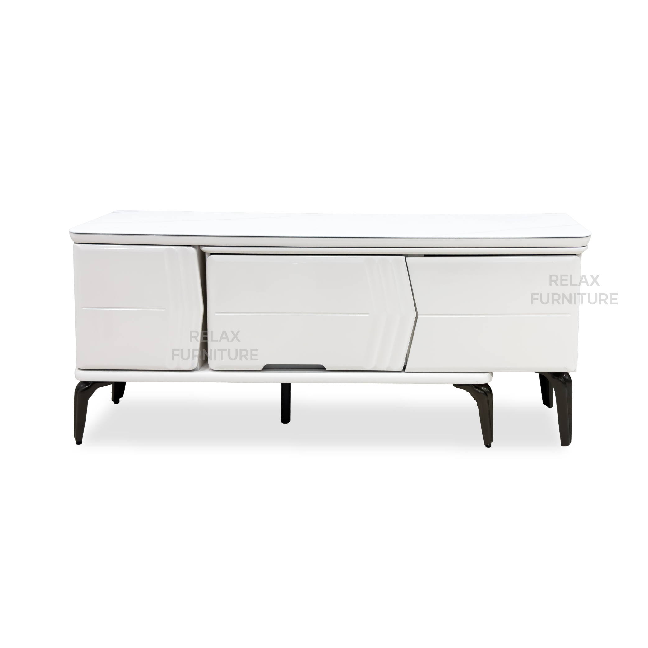 TV Cabinet - Glass Top - 1.2 to 1.8 m