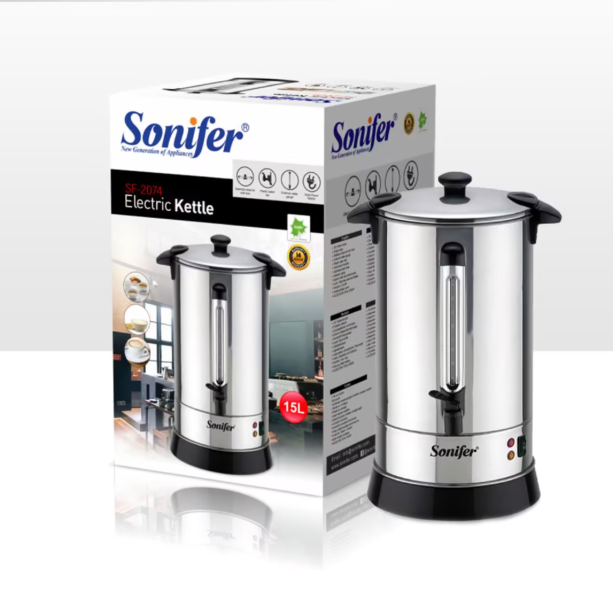 Sonifer - Hot water boiler SS - 15L