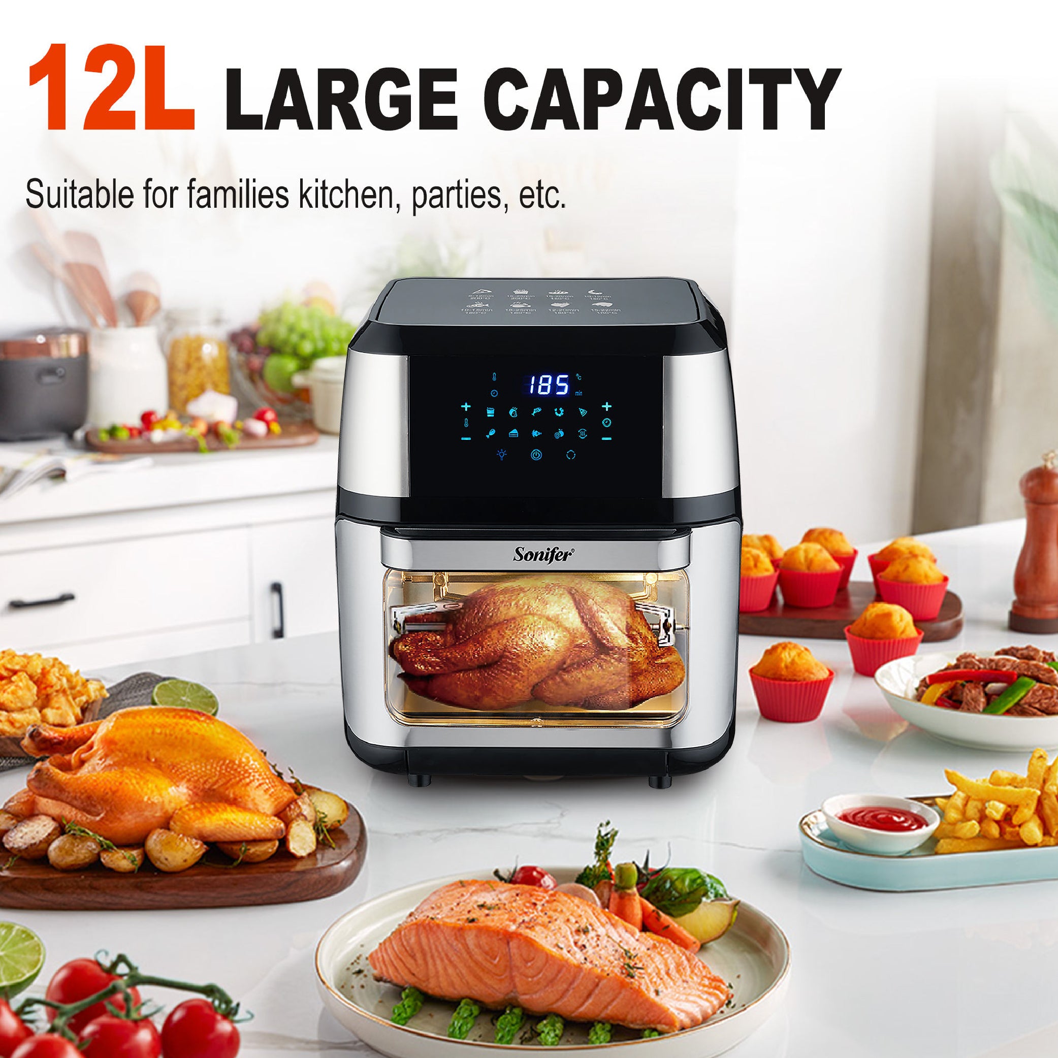 Sonifer - Air Fryer - 12L