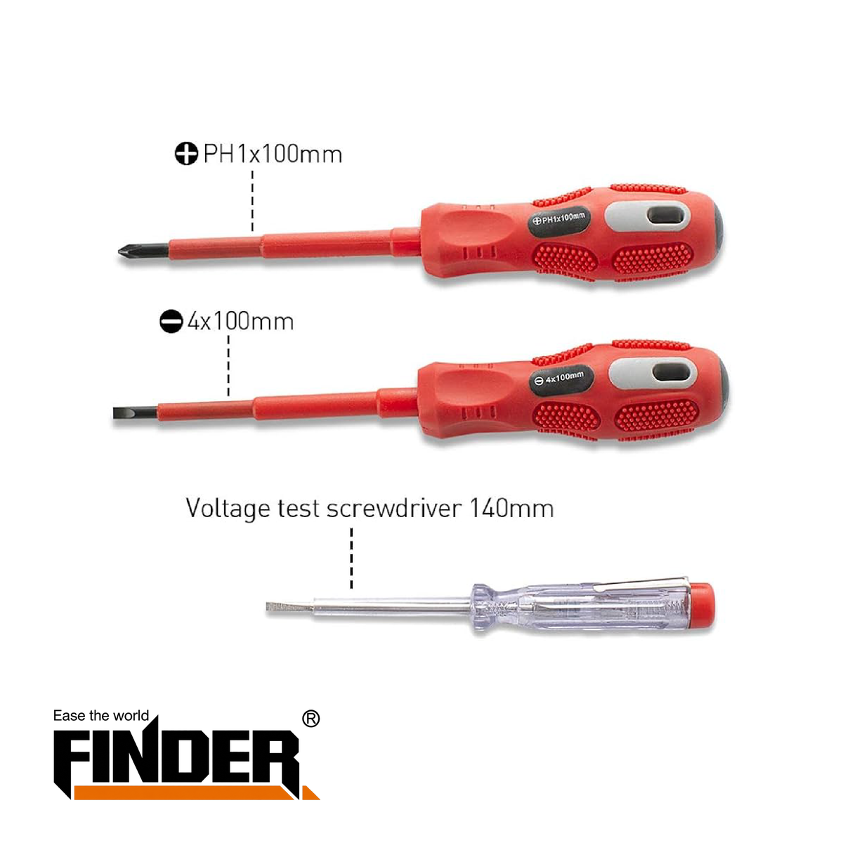 3 PCS - VDE Screwdriver Set