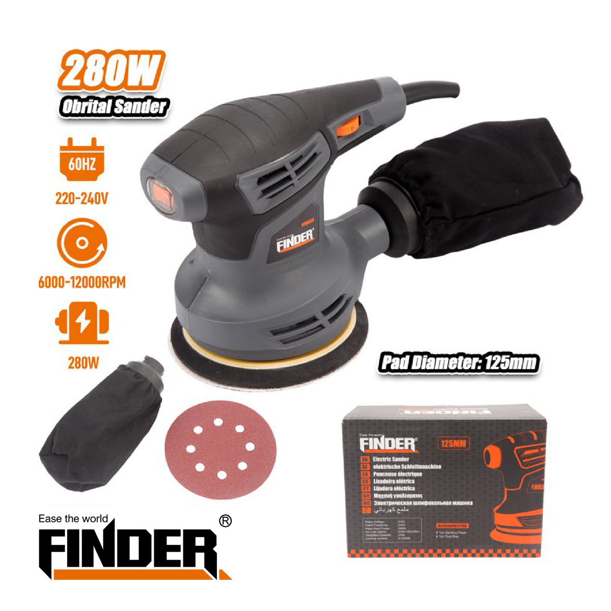 Orbital Sander - 280W