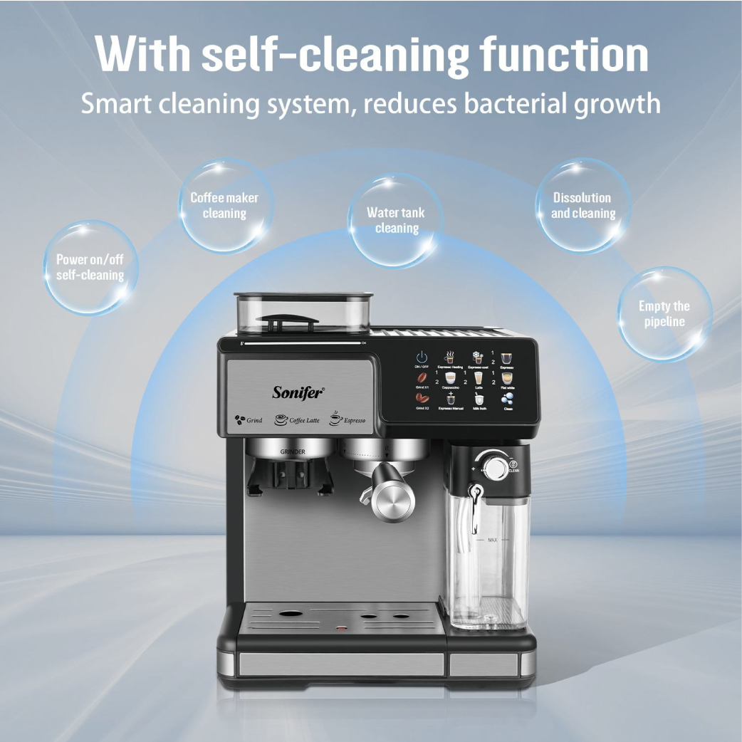Sonifer - 3in1 Espresso Coffee Machine