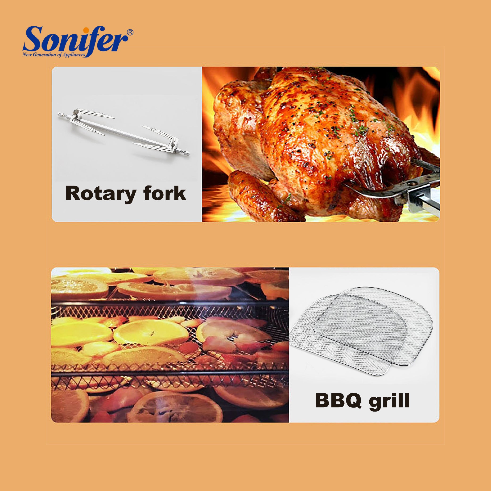 Sonifer - Air Fryer - 12L