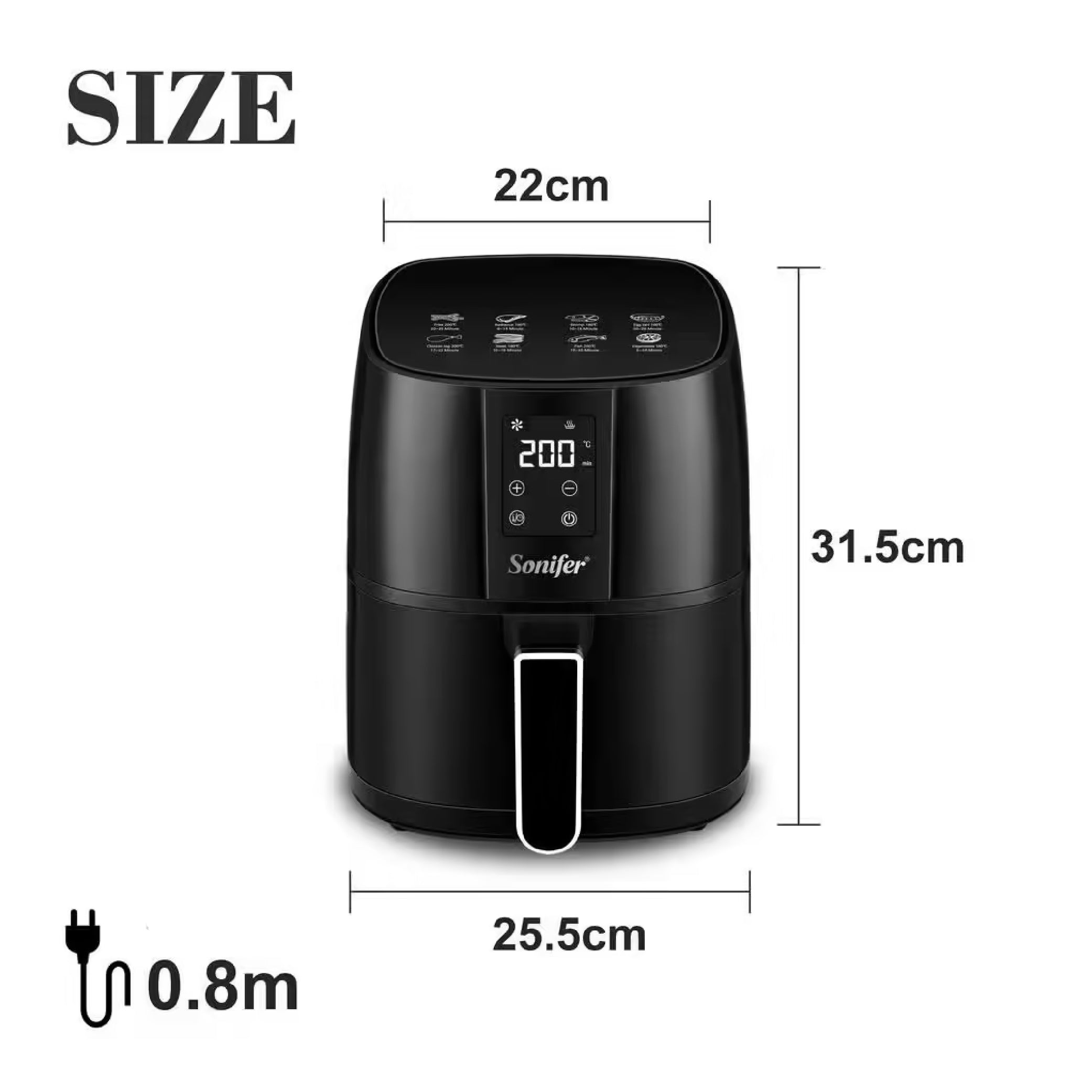 Sonifer - Air Fryer - 4.2L