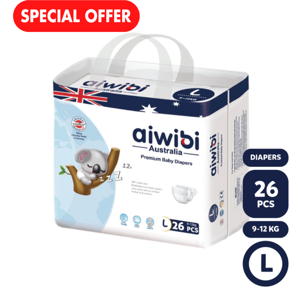 AIWIBI Diapers - L - 26pcs