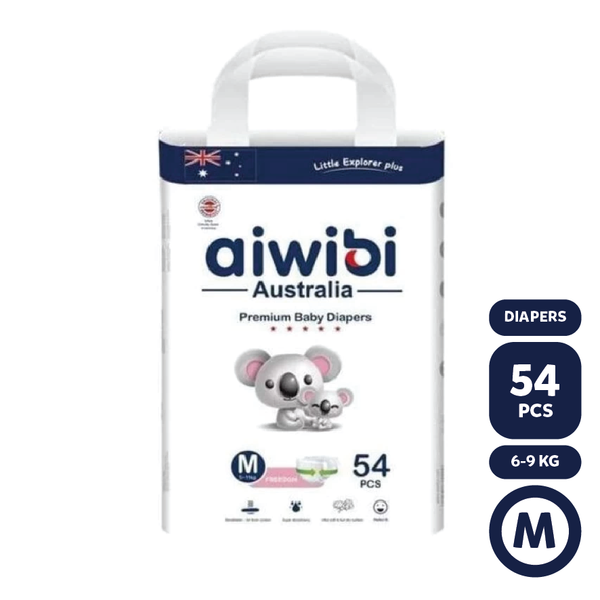 AIWIBI Diapers - M - 54pcs