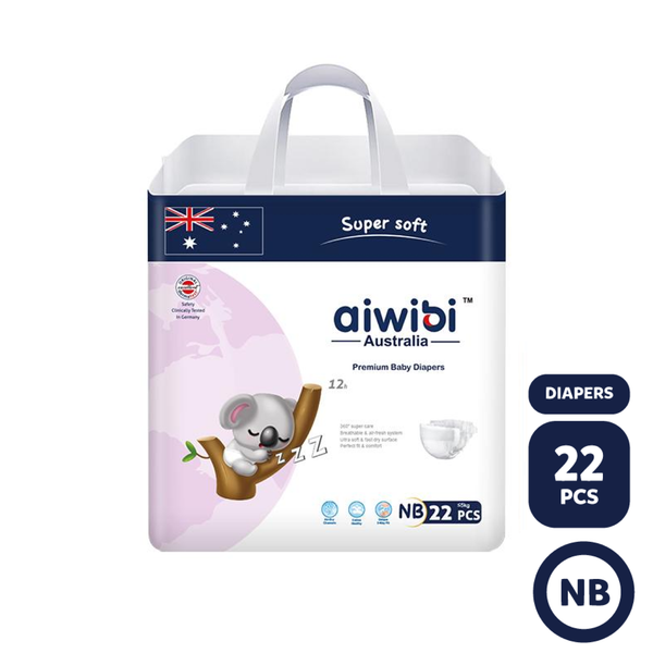 AIWIBI Diapers - NB - 22pcs