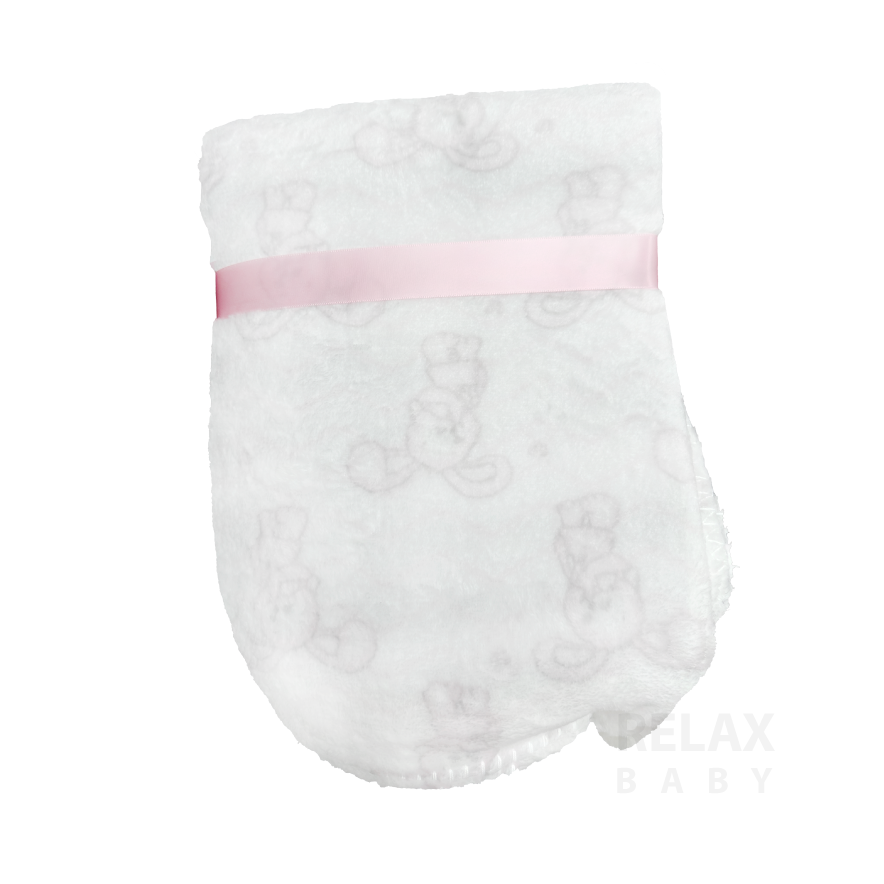 Baby blanket with soft toy