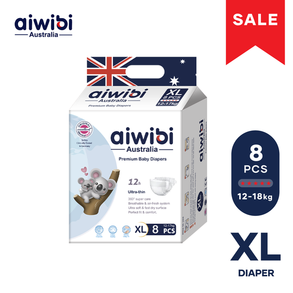 AIWIBI Diapers - XL - 8pcs