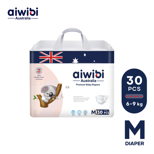 AIWIBI Diapers - M - 30pcs